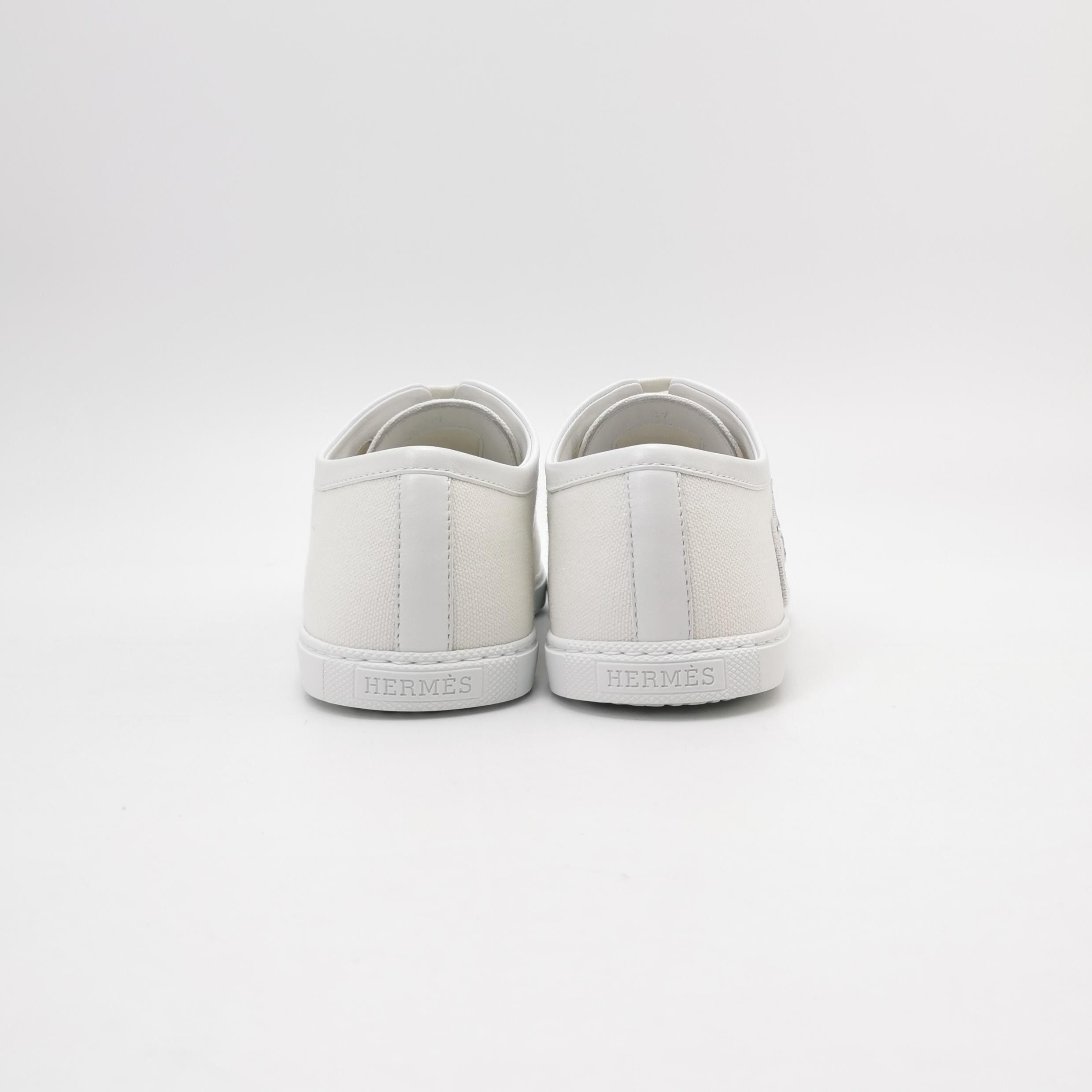 Hermes Hermes Women 7 Lowtop Sneakers Size US 7 / IT 37 - 4 Thumbnail