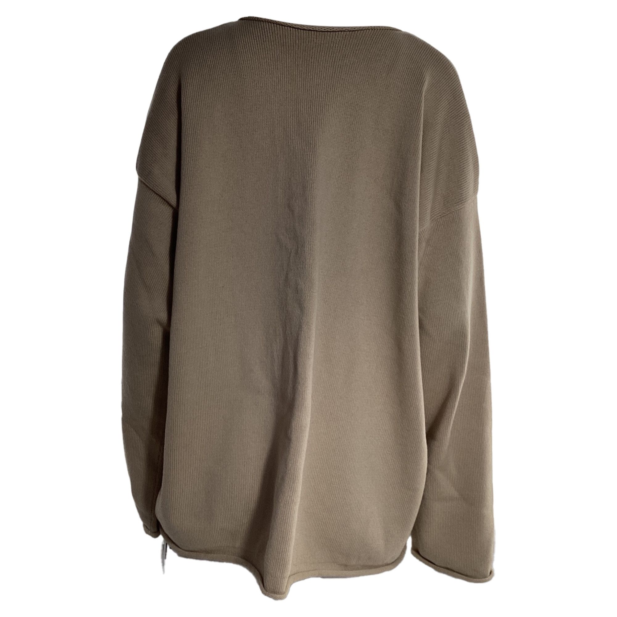 The Row The Row Oversized Sweater in Brown Cotton Size S / US 4 / IT 40 - 4 Thumbnail