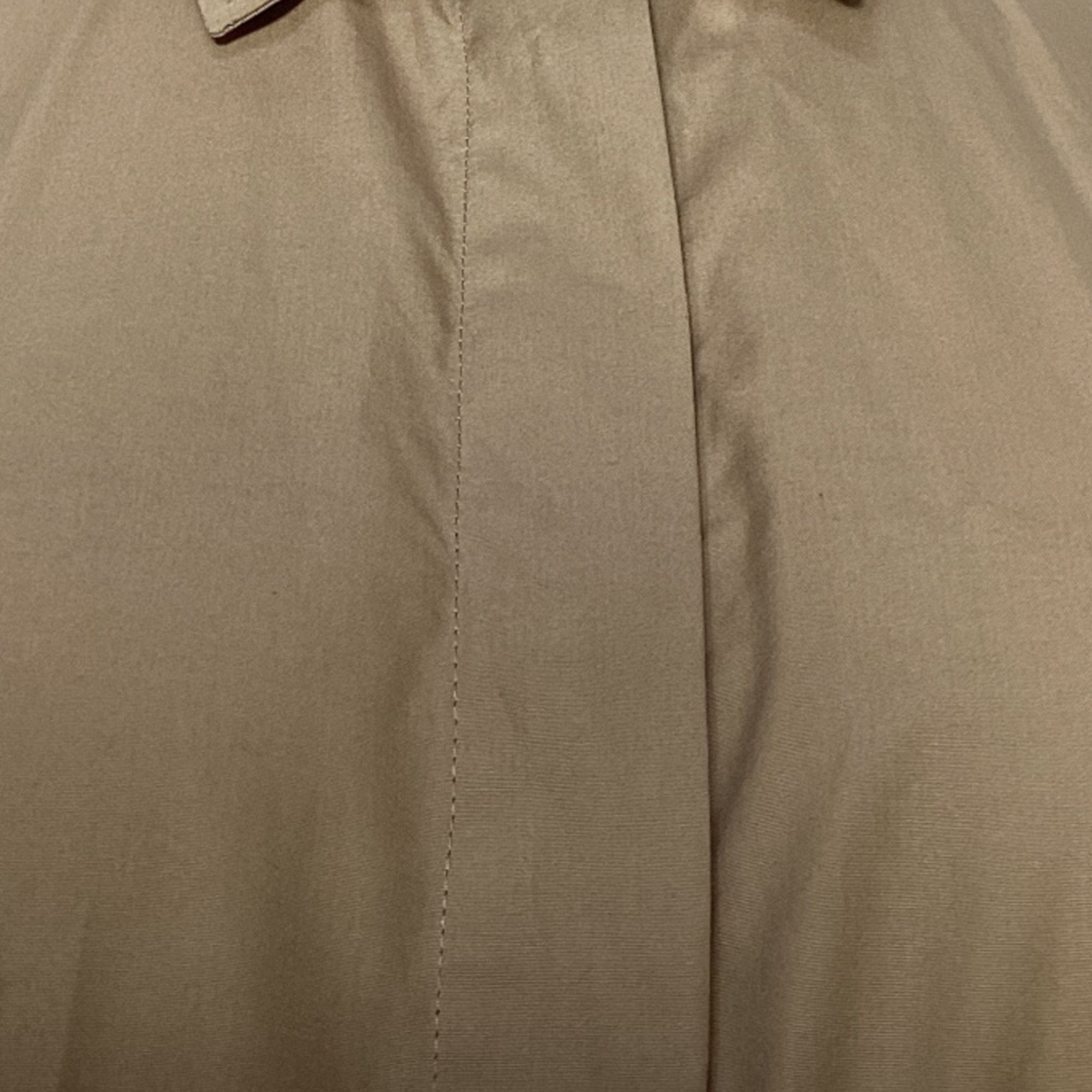 Max Mara Max Mara Cuneo Belted Shirt in Beige Cotton Size S / US 4 / IT 40 - 4 Thumbnail
