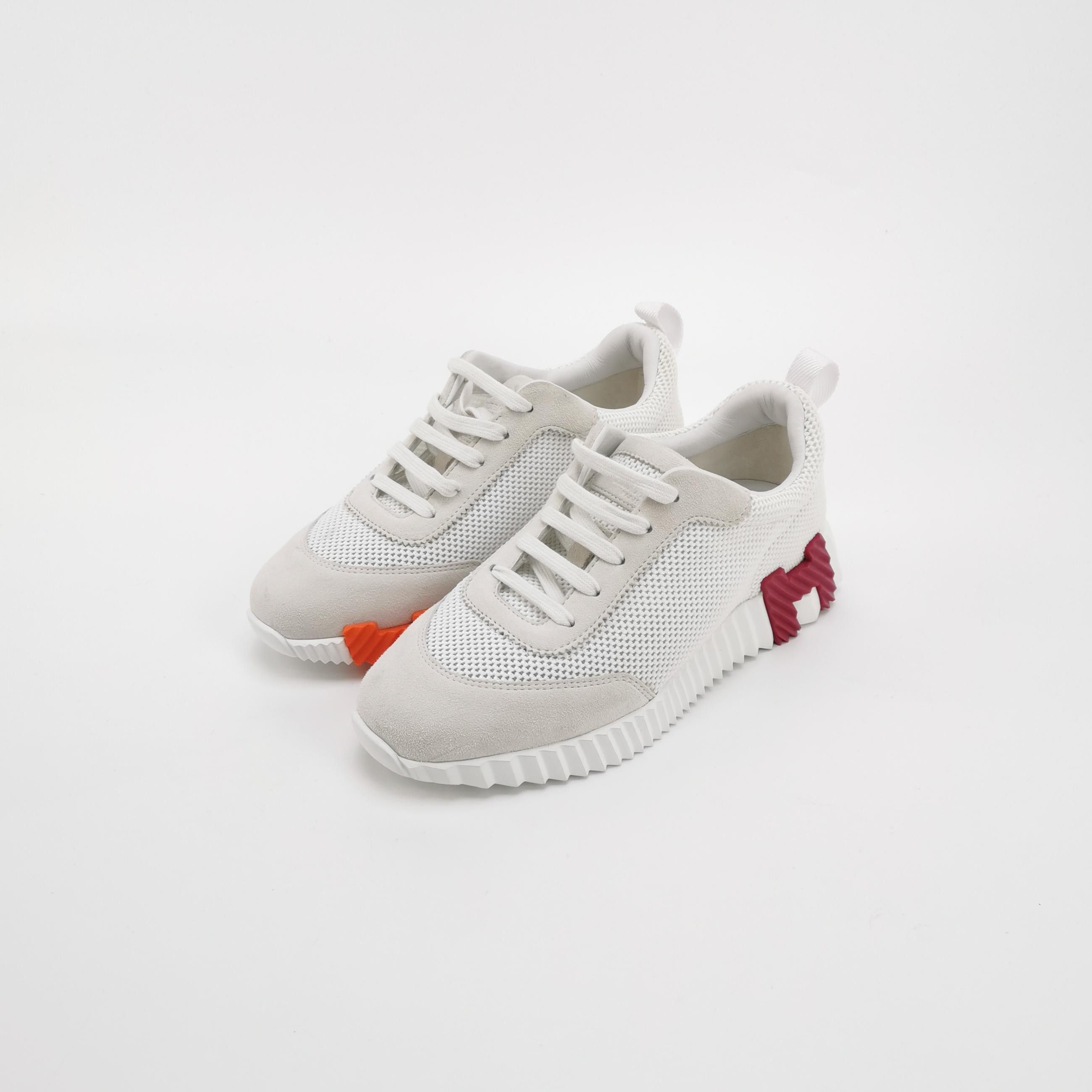 Hermes Hermes Women 7-5 Lowtop Sneakers Size US 7.5 / IT 37.5 - 2 Thumbnail