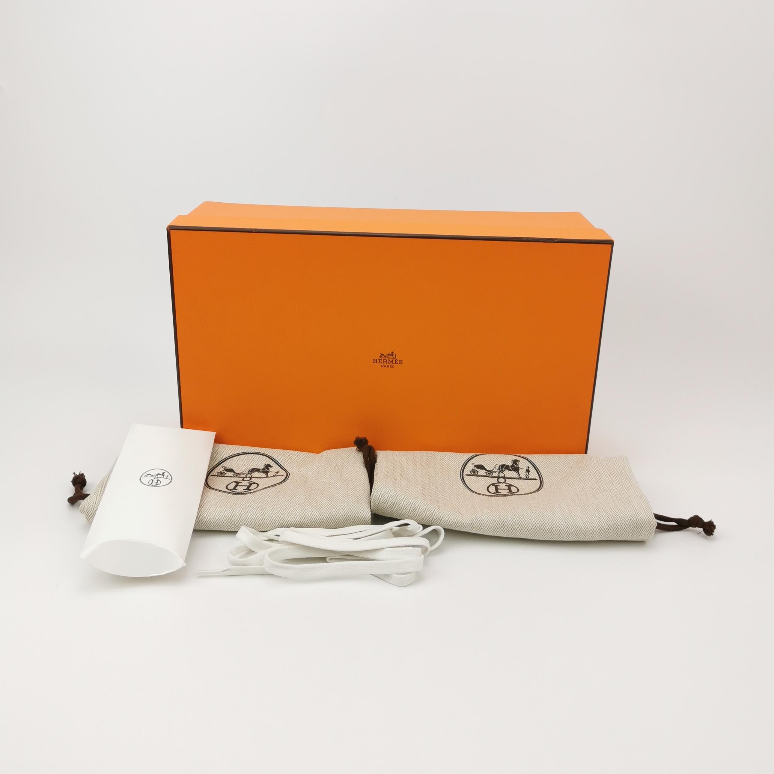 Hermes Hermes Women 7-5 Lowtop Sneakers Size US 7.5 / IT 37.5 - 6 Thumbnail