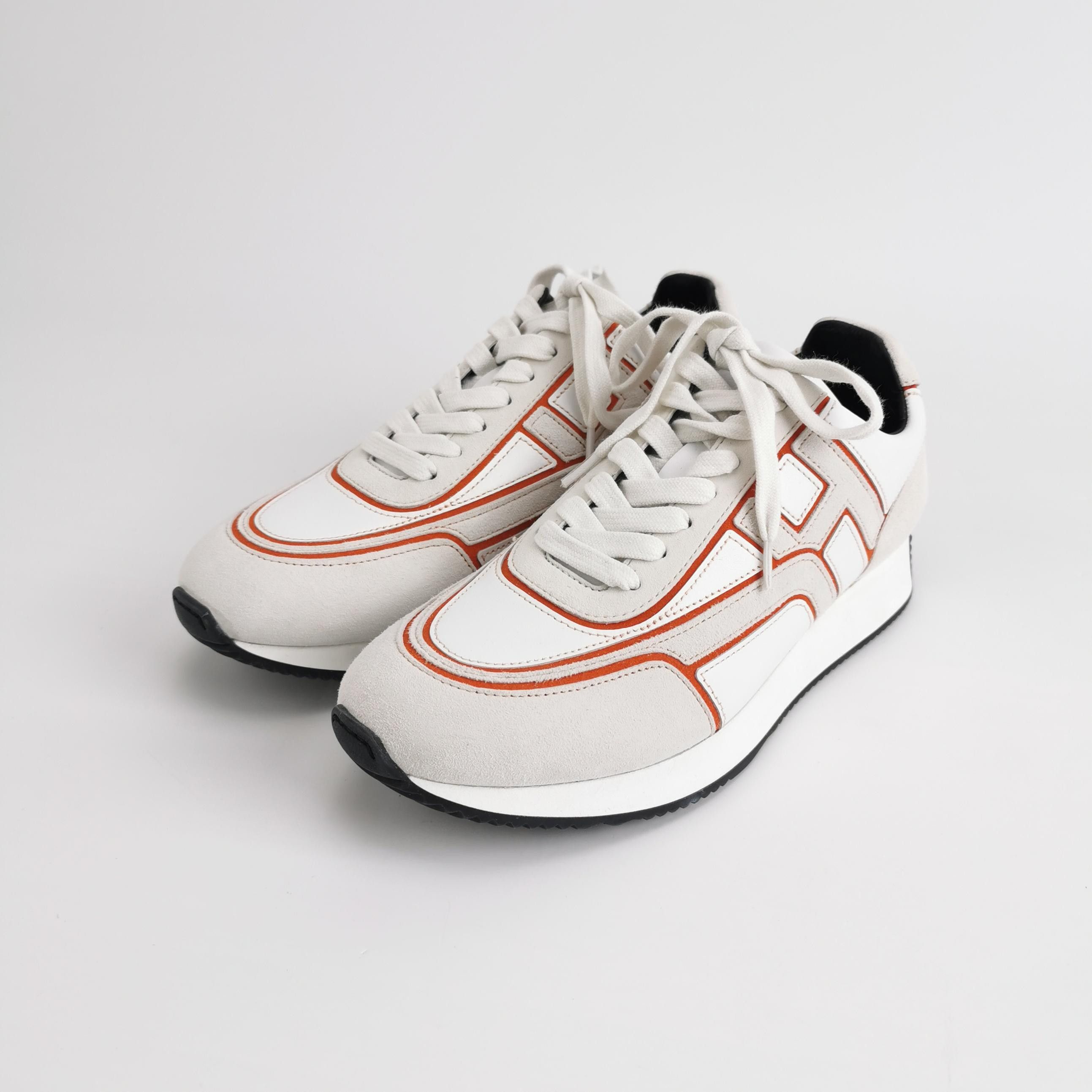 Hermes Hermes Women 7-5 Lowtop Sneakers Size US 7.5 / IT 37.5 - 2 Thumbnail