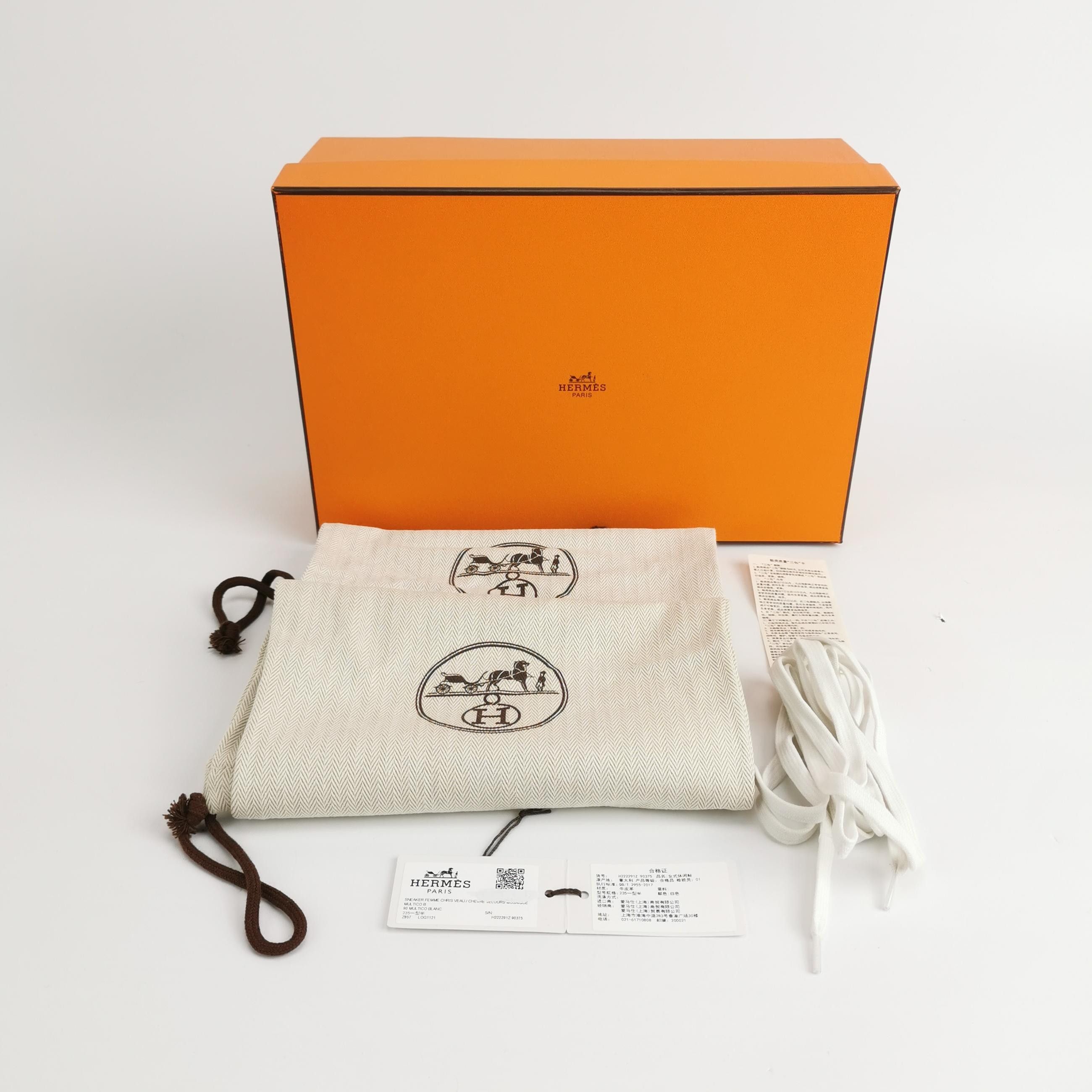 Hermes Hermes Women 7-5 Lowtop Sneakers Size US 7.5 / IT 37.5 - 6 Thumbnail