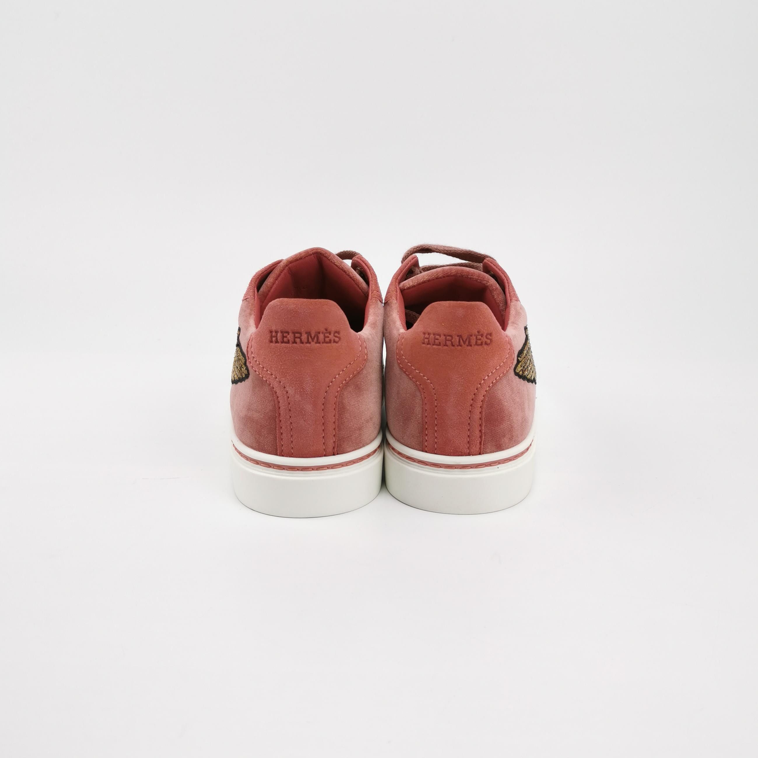 Hermes Hermes Women 8-5 Lowtop Sneakers Size US 8.5 / IT 38.5 - 4 Thumbnail