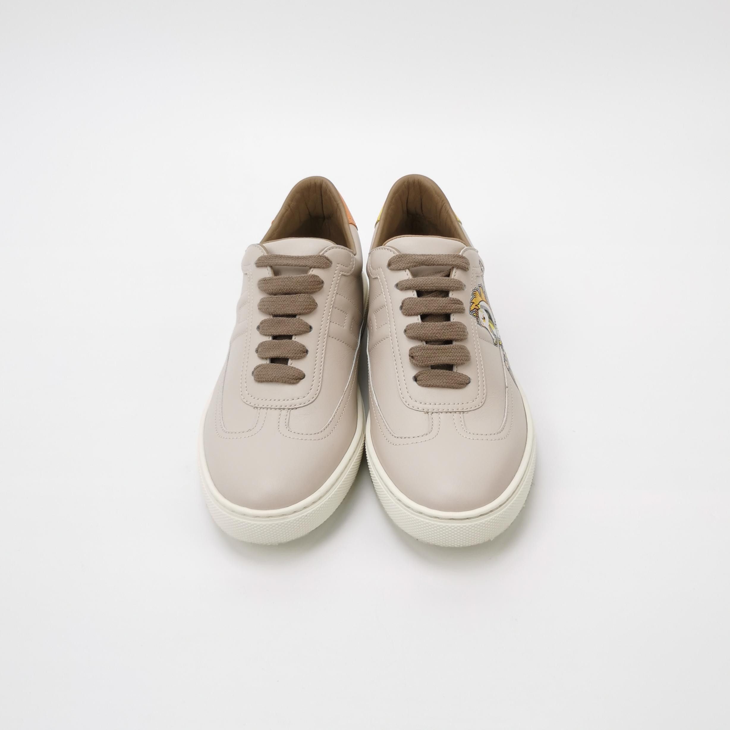 Hermes Hermes Women 5-5 Lowtop Sneakers Size US 5.5 / IT 35.5 - 3 Thumbnail