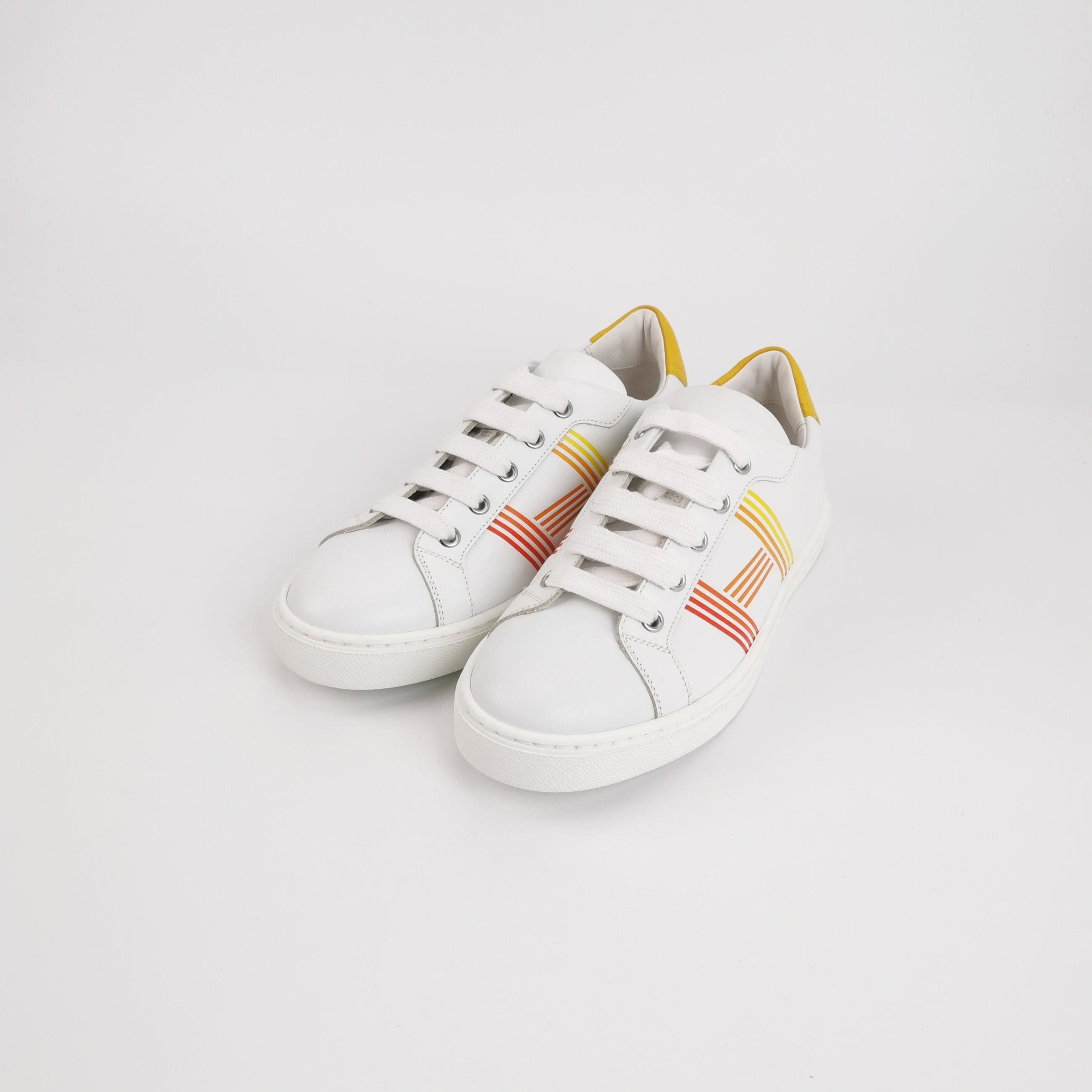 Hermes Hermes Women 6-5 Lowtop Sneakers Size US 6.5 / IT 36.5 - 2 Thumbnail