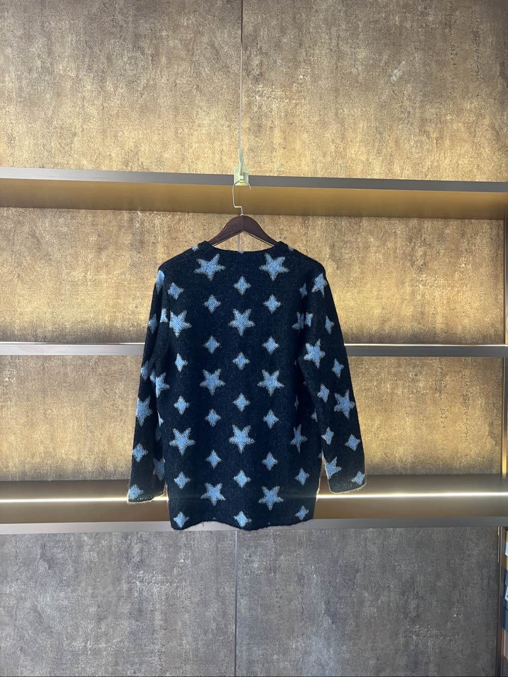 Saint Laurent Paris Saint Laurent Star Pattern Cardigan M Size M / US 6-8 / IT 42-44 - 2 Thumbnail