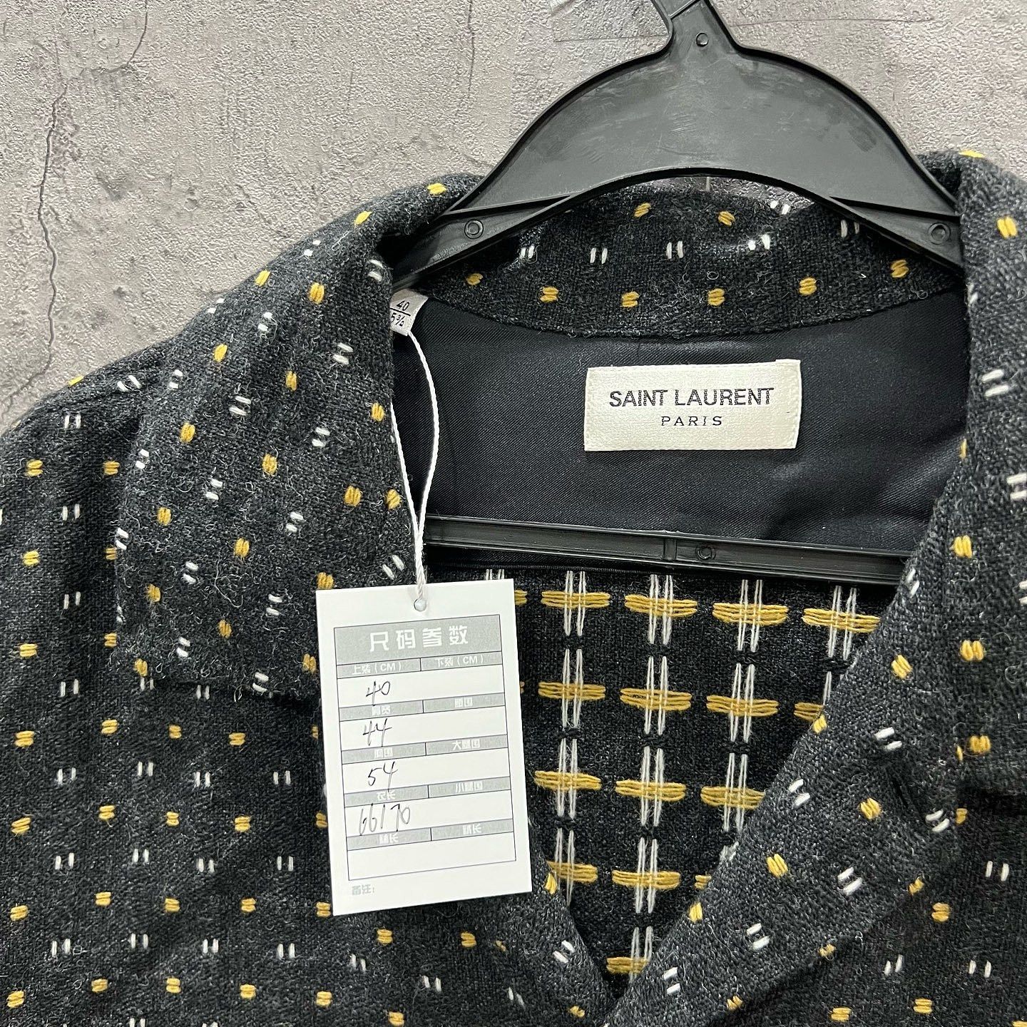 Saint Laurent Paris Saint Laurent Patterned Button Up Shirt Size M Size US XXS / EU 40 - 3 Thumbnail