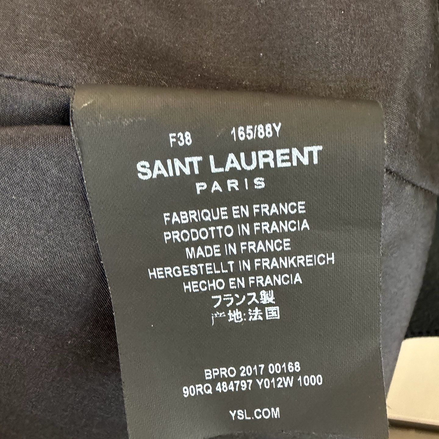 Saint Laurent Paris Saint Laurent Black Ruffle Mini Dress Size 38 Size S / US 4 / IT 40 - 4 Thumbnail