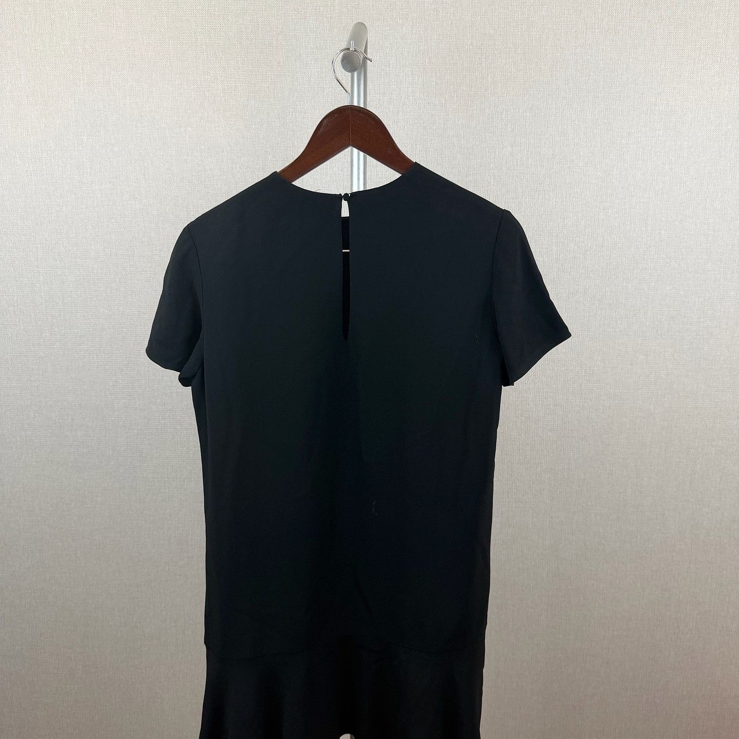 Saint Laurent Paris Saint Laurent Black Ruffle Mini Dress Size 38 Size S / US 4 / IT 40 - 2 Thumbnail