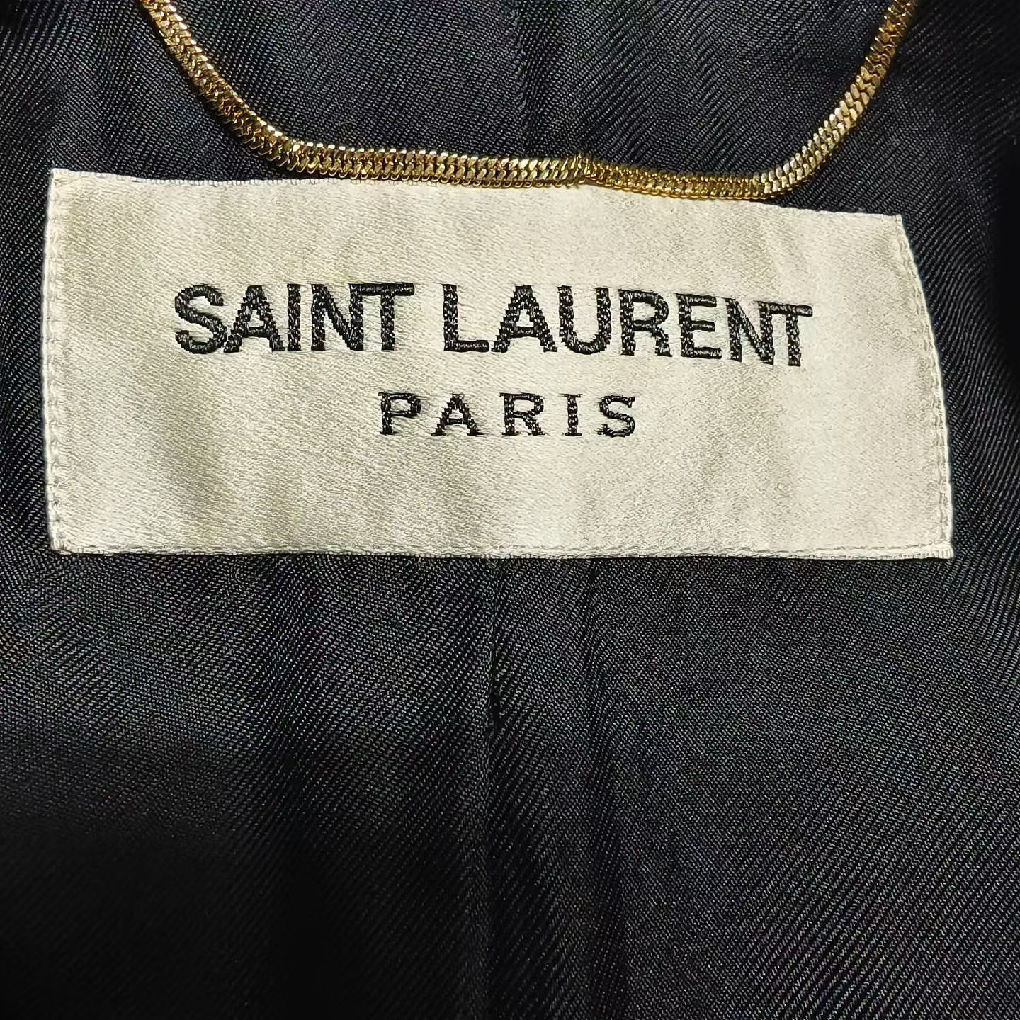 Saint Laurent Paris Saint Laurent Double-Breasted Wool Coat Size S Size US S / EU 44-46 / 1 - 3 Thumbnail