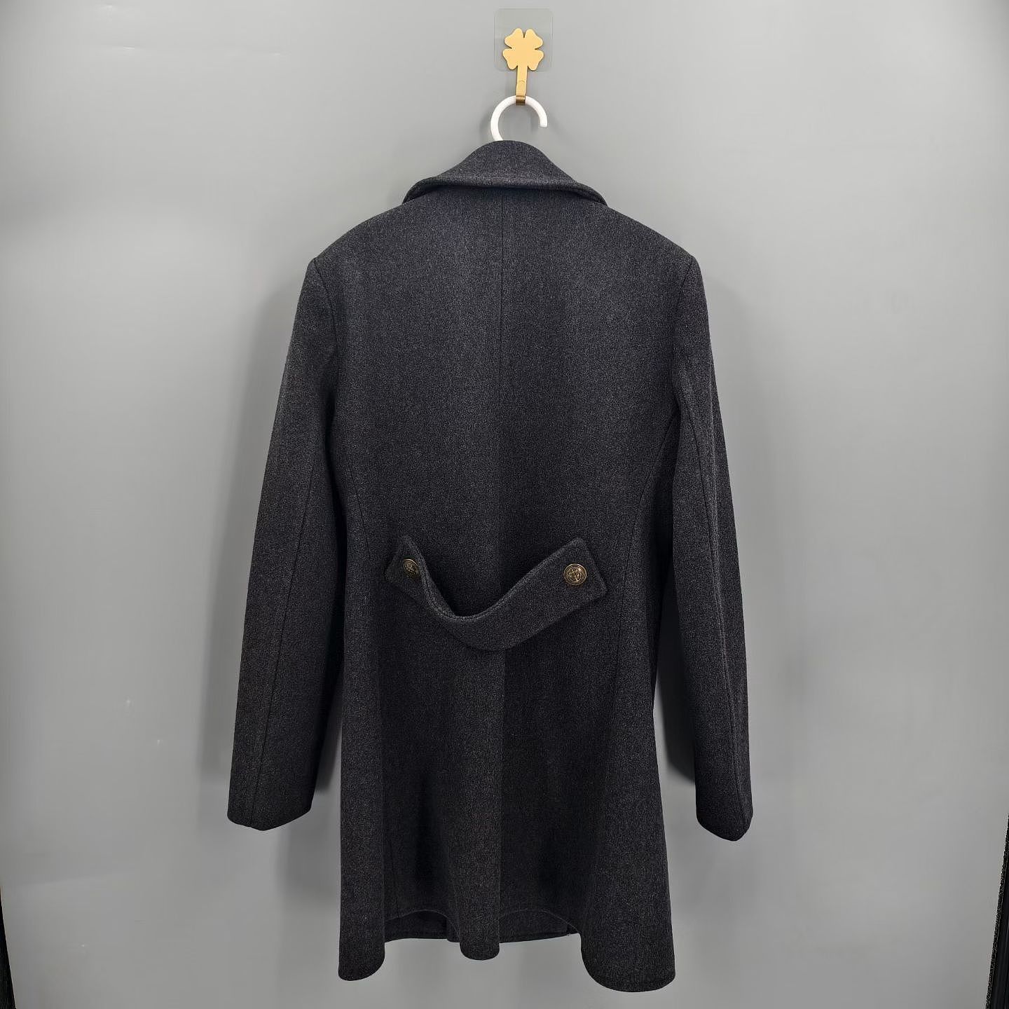 Saint Laurent Paris Saint Laurent Double-Breasted Wool Coat Size S Size US S / EU 44-46 / 1 - 2 Thumbnail