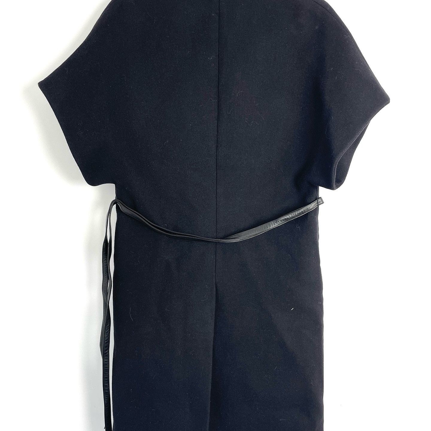 Saint Laurent Paris Saint Laurent Black Short Sleeve Coat F38 Size S / US 4 / IT 40 - 2 Thumbnail
