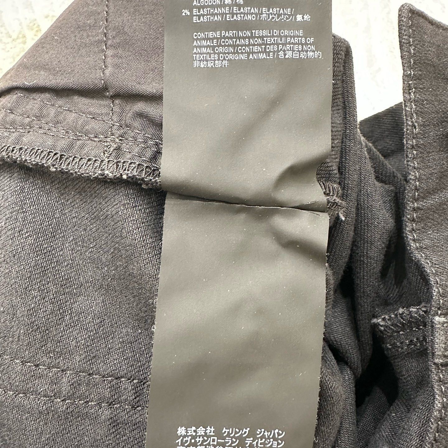 Saint Laurent Paris Saint Laurent D02 Distressed Denim Jeans Size 27 Size US 27 - 8 Thumbnail