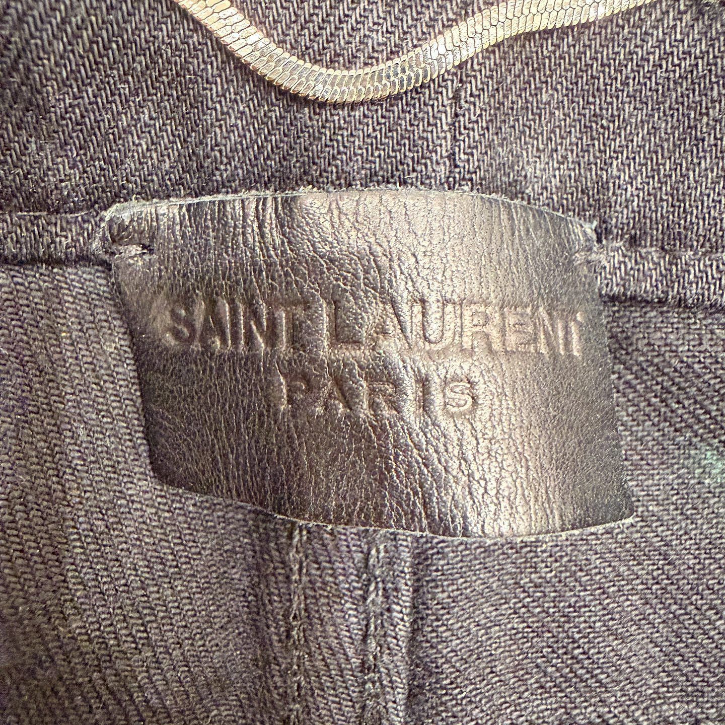 Saint Laurent Paris Saint Laurent D02 Denim Jeans Size 27 Size US 27 - 3 Thumbnail