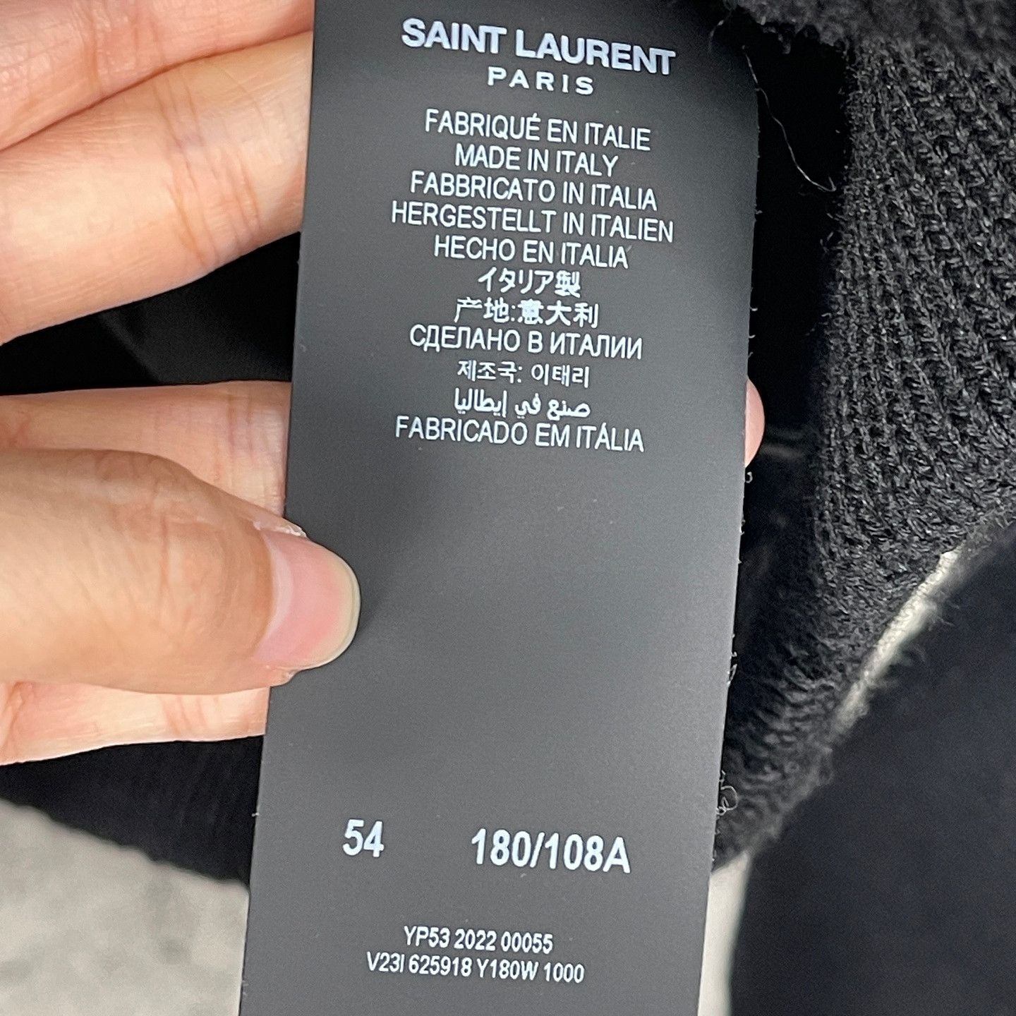 Saint Laurent Paris Saint Laurent Script Logo Varsity Bomber Jacket Size L Size US L / EU 52-54 / 3 - 4 Thumbnail