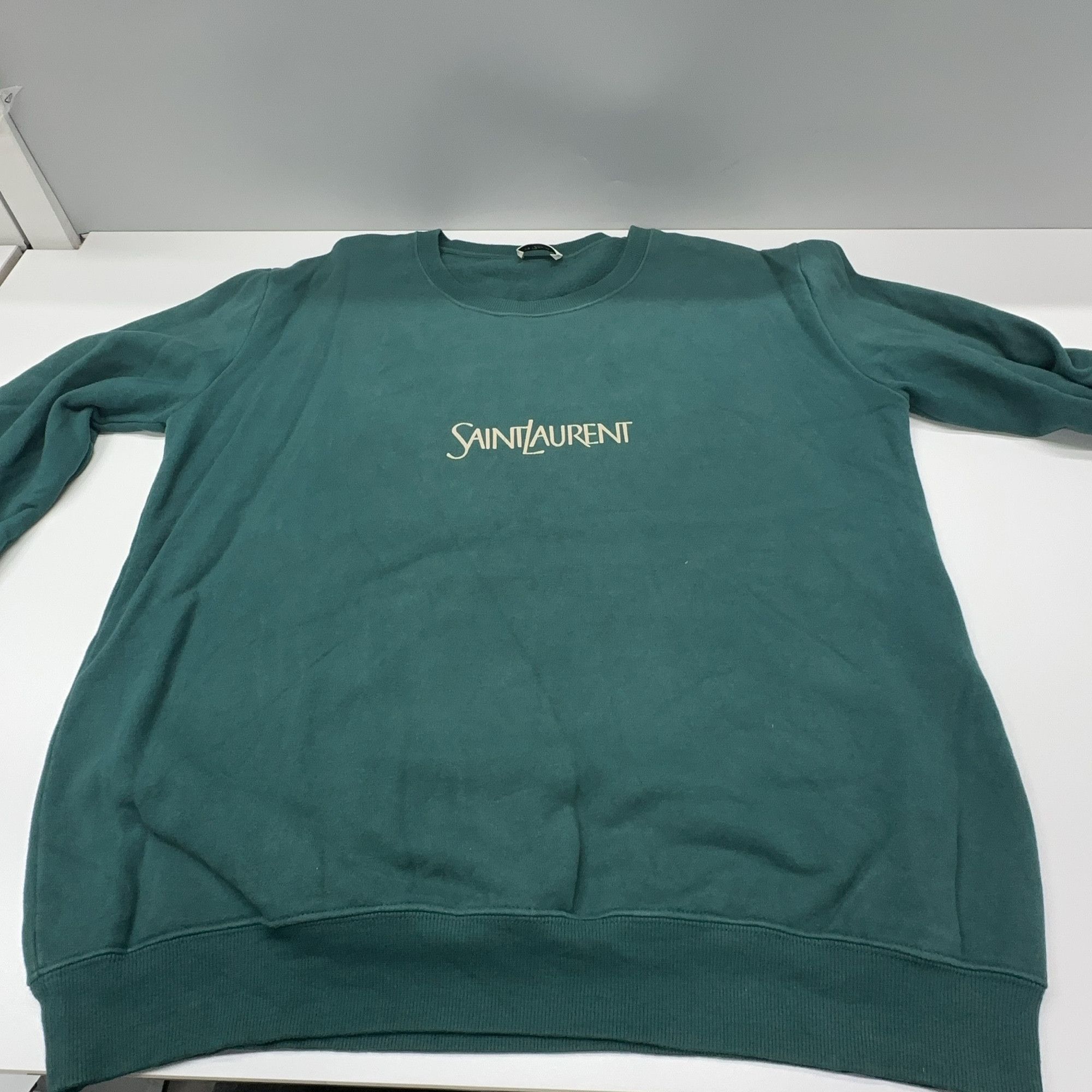 Saint Laurent Paris Saint Laurent Logo Sweatshirt Size L Size US L / EU 52-54 / 3 - 7 Thumbnail