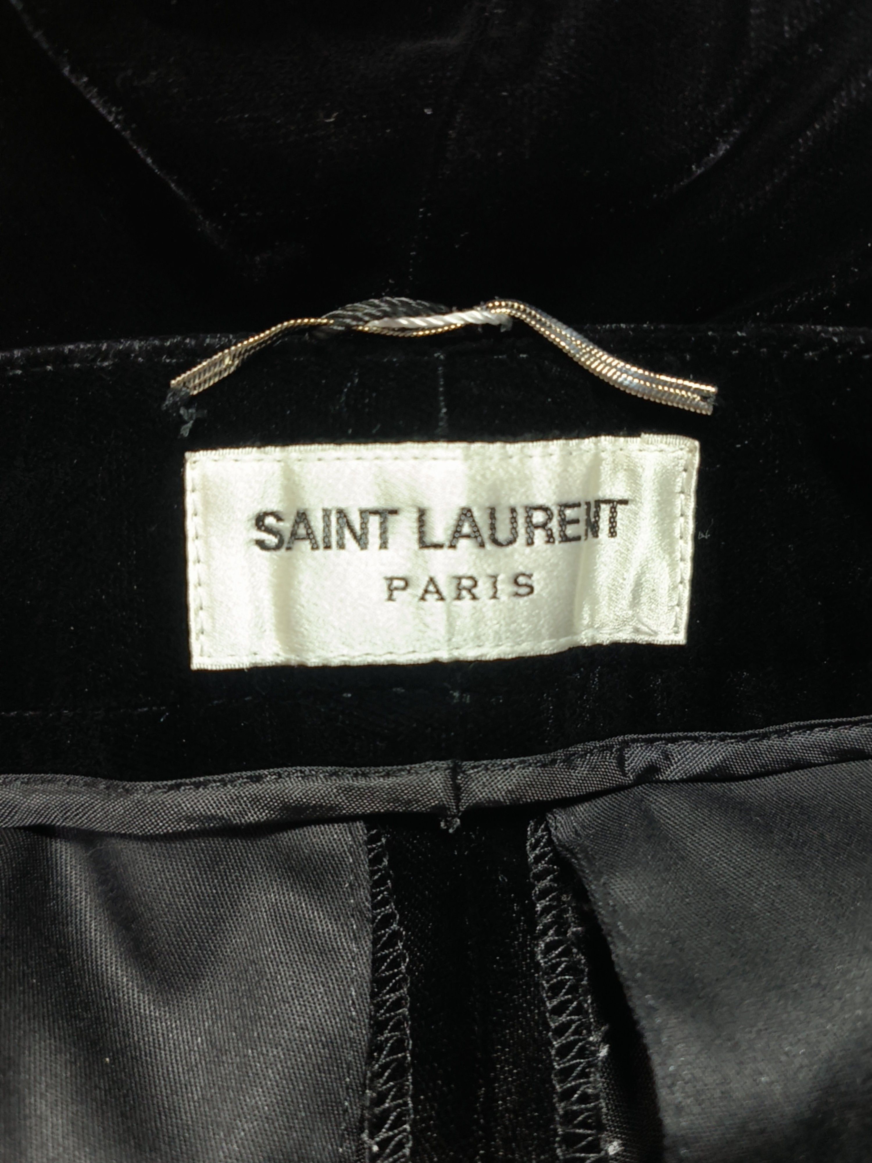 Saint Laurent Paris Saint Laurent Velvet Trousers Size 44 Size US 28 / EU 44 - 3 Thumbnail