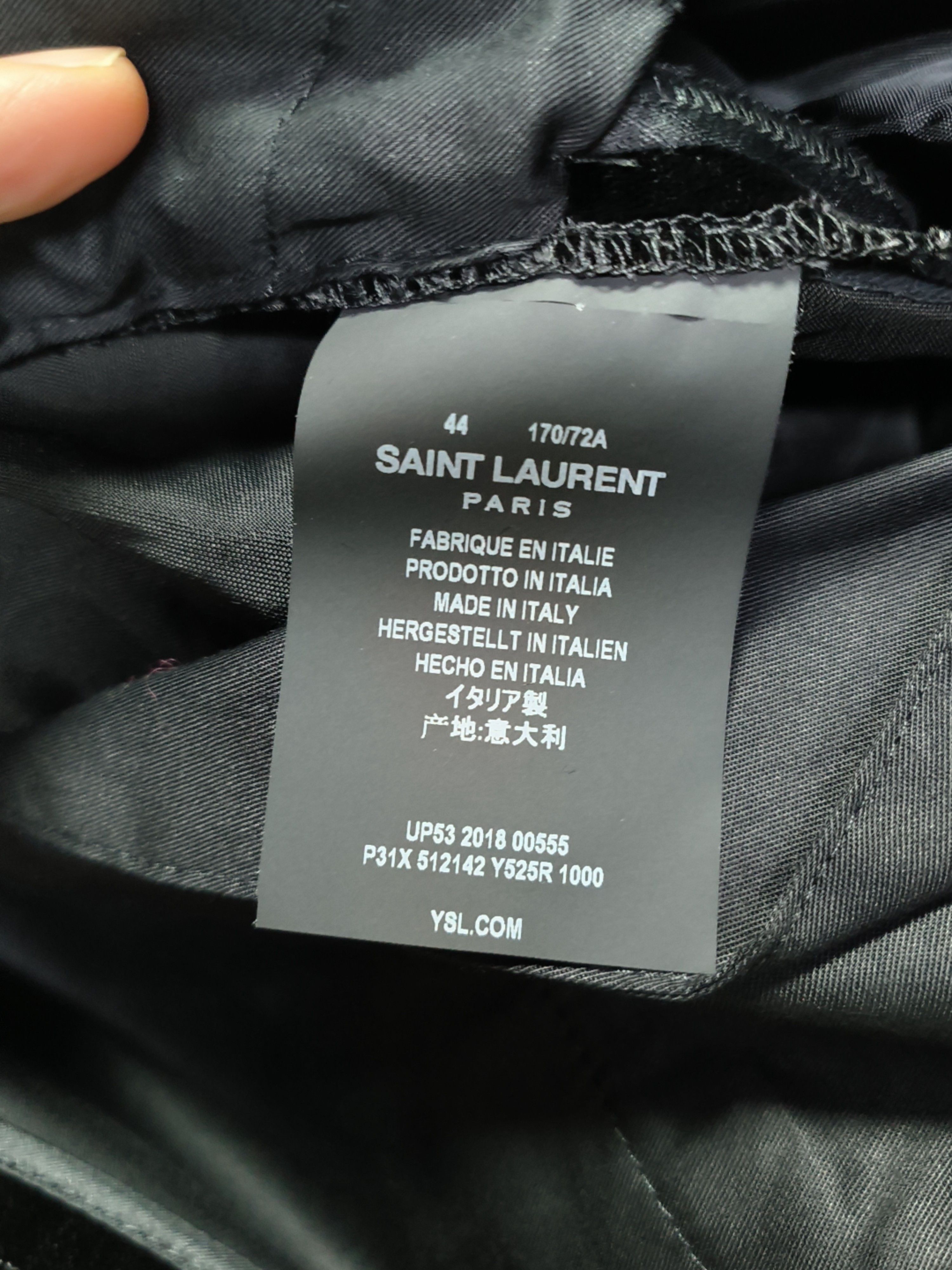 Saint Laurent Paris Saint Laurent Velvet Trousers Size 44 Size US 28 / EU 44 - 4 Thumbnail