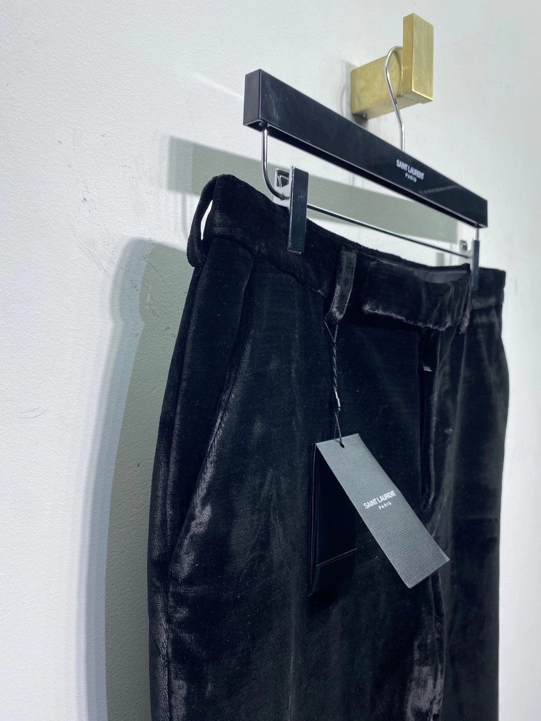 Saint Laurent Paris Saint Laurent Velvet Trousers Size 44 Size US 28 / EU 44 - 7 Thumbnail
