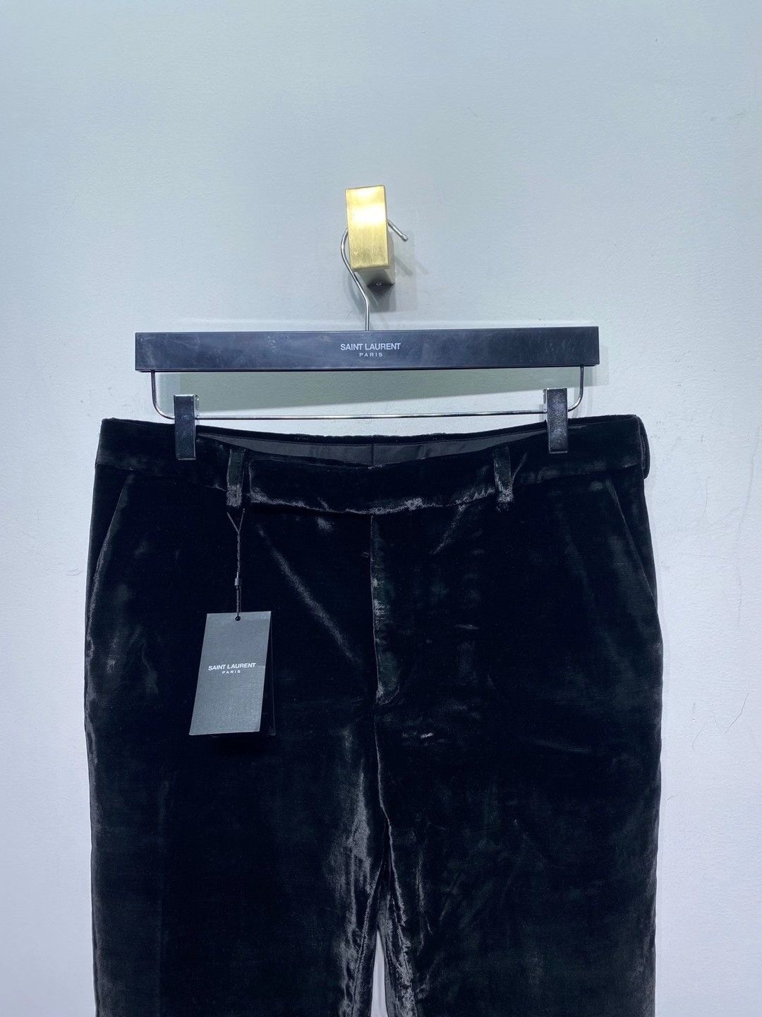 Saint Laurent Paris Saint Laurent Velvet Trousers Size 44 Size US 28 / EU 44 - 6 Thumbnail