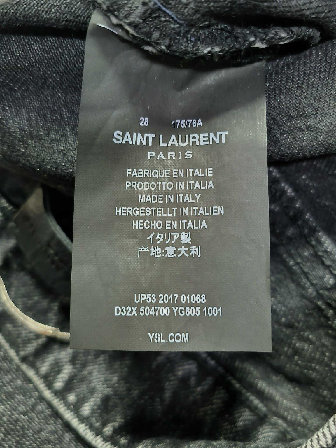 Saint Laurent Paris Saint Laurent D02 Distressed Jeans Size 28 Size US 28 / EU 44 - 4 Thumbnail