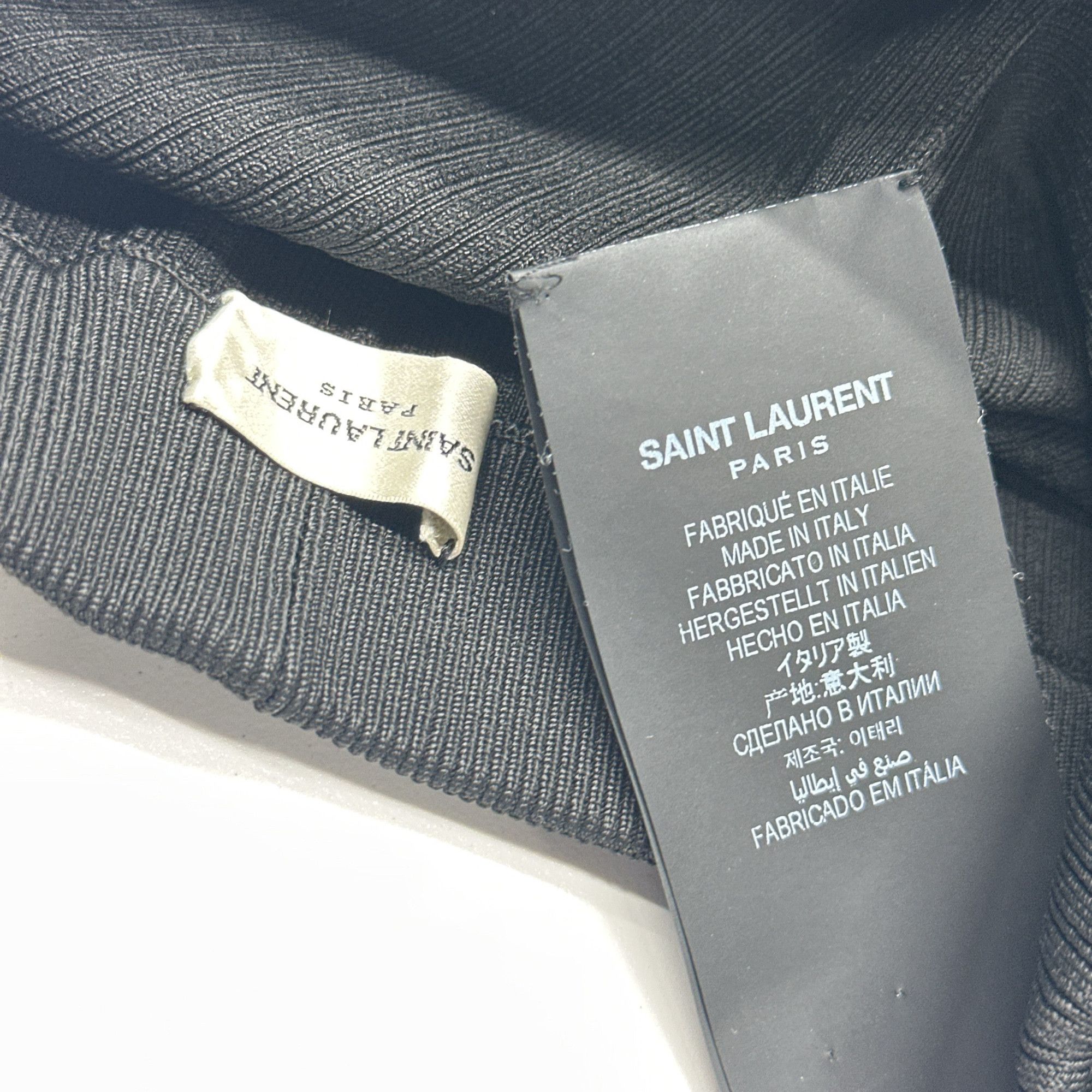 Saint Laurent Paris Saint Laurent Ribbed Knit Biker Shorts Size S Size 25" / US 0 / IT 36 - 4 Thumbnail