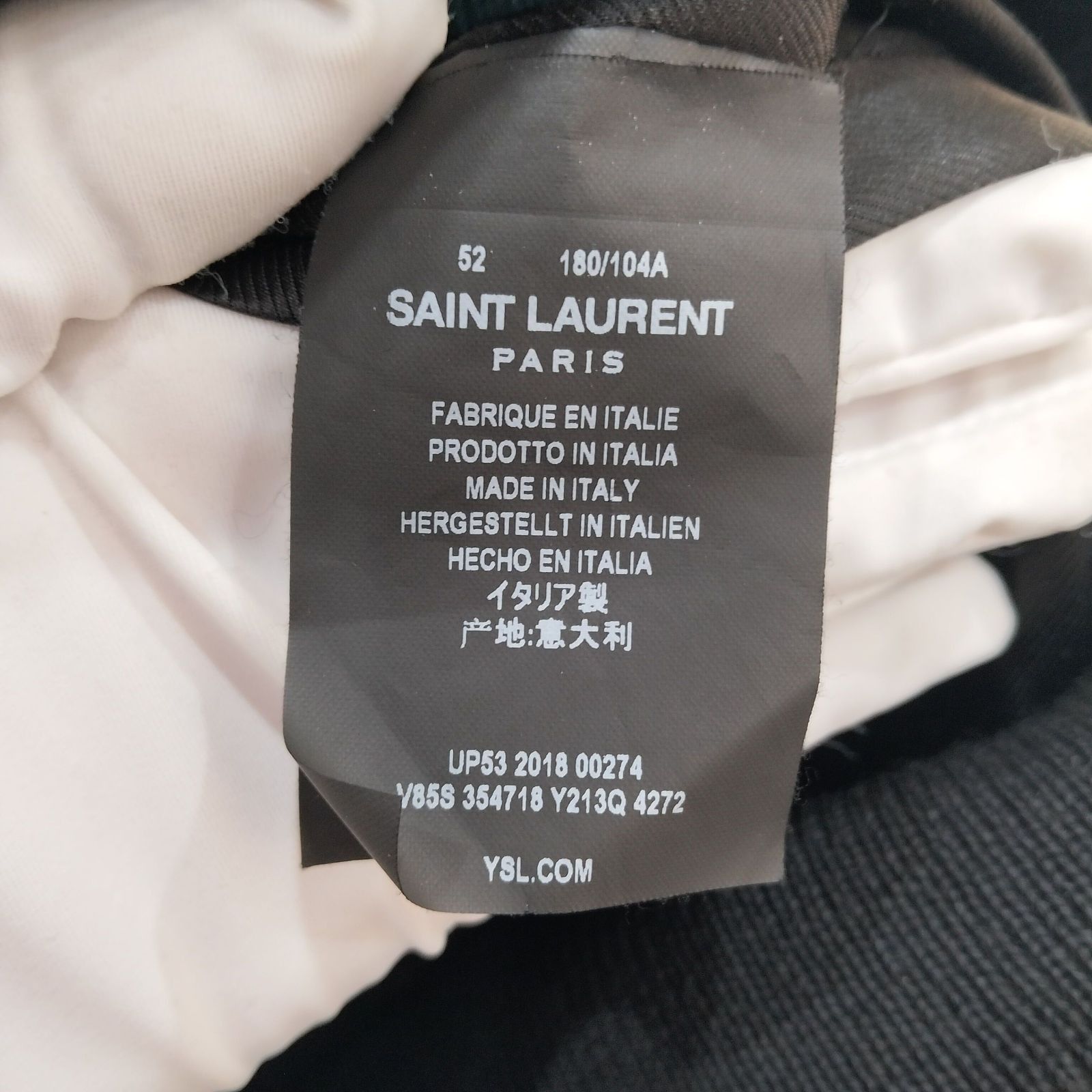 Saint Laurent Paris Saint Laurent Leather Trim Wool Bomber Jacket Size L Size US L / EU 52-54 / 3 - 4 Thumbnail