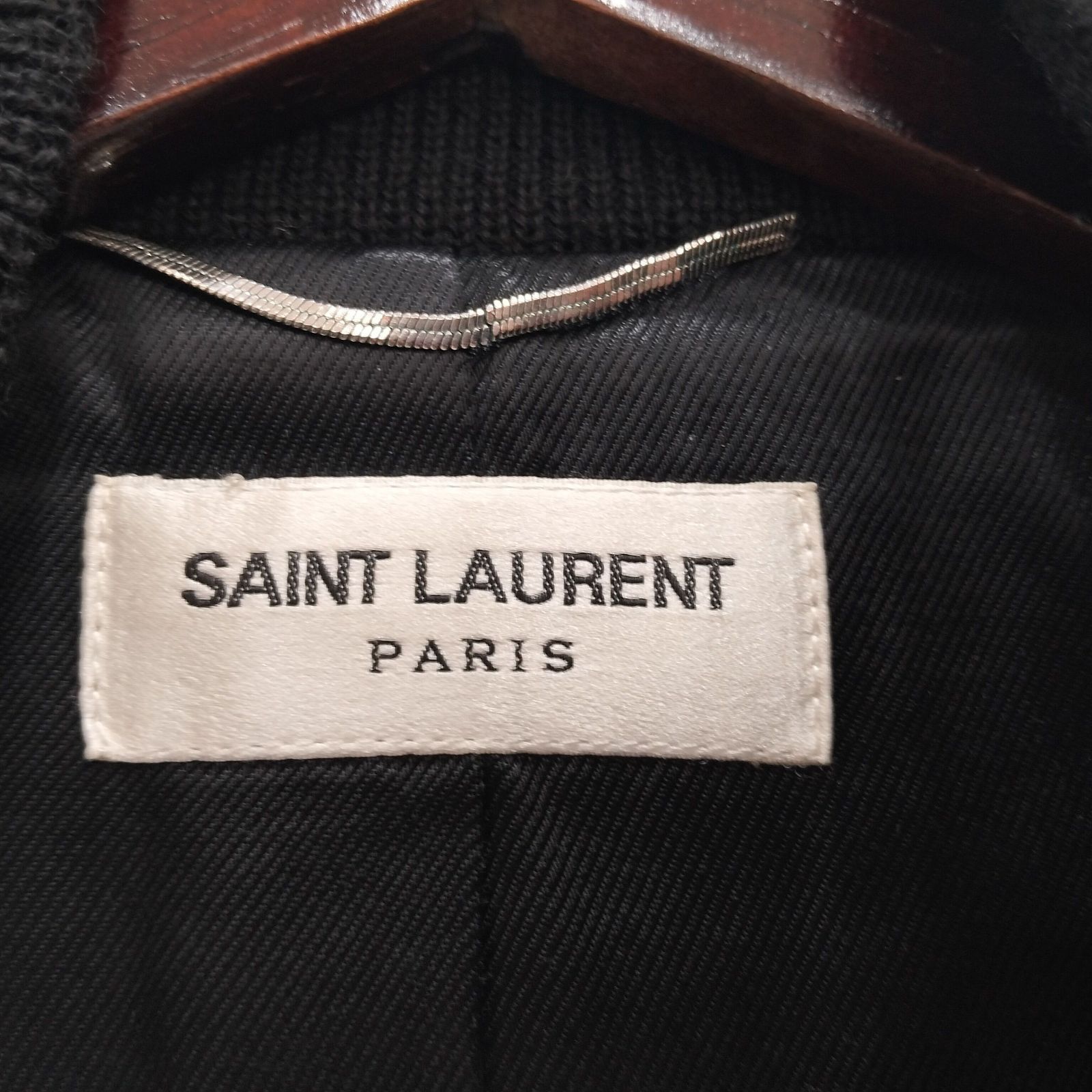 Saint Laurent Paris Saint Laurent Leather Trim Wool Bomber Jacket Size L Size US L / EU 52-54 / 3 - 3 Thumbnail