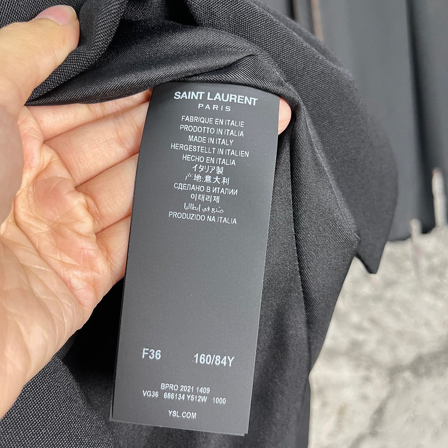 Saint Laurent Paris Saint Laurent Double-Breasted Wool Blazer Size F36 Size XS / US 0-2 / IT 36-38 - 4 Thumbnail