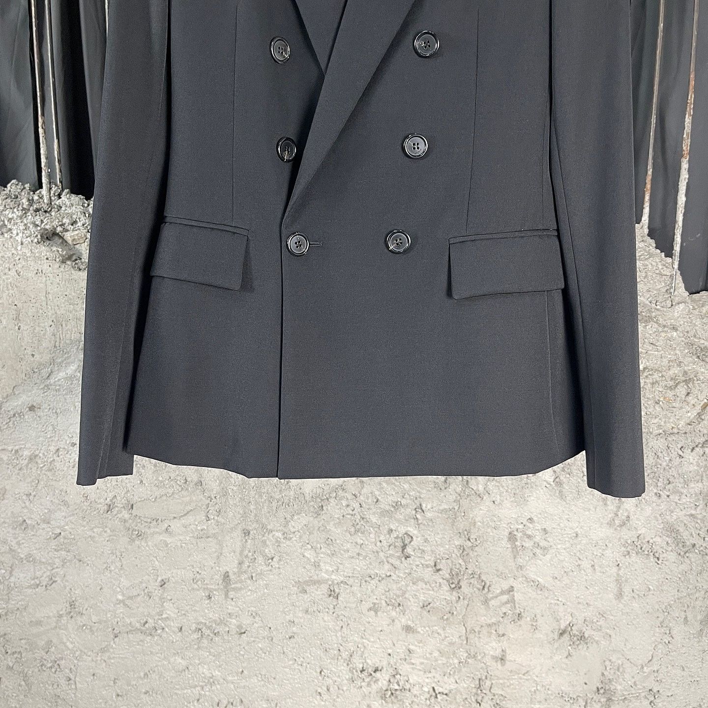 Saint Laurent Paris Saint Laurent Double-Breasted Wool Blazer Size F36 Size XS / US 0-2 / IT 36-38 - 6 Thumbnail