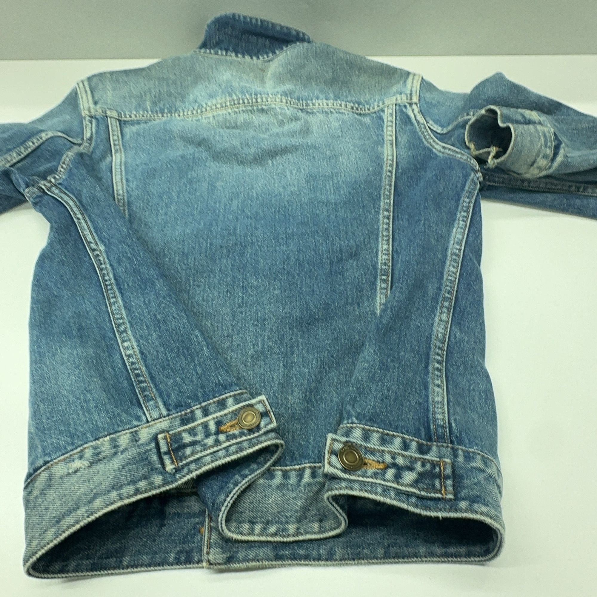 Saint Laurent Paris Saint Laurent Patch Denim Jacket Size S Size US S / EU 44-46 / 1 - 13 Thumbnail