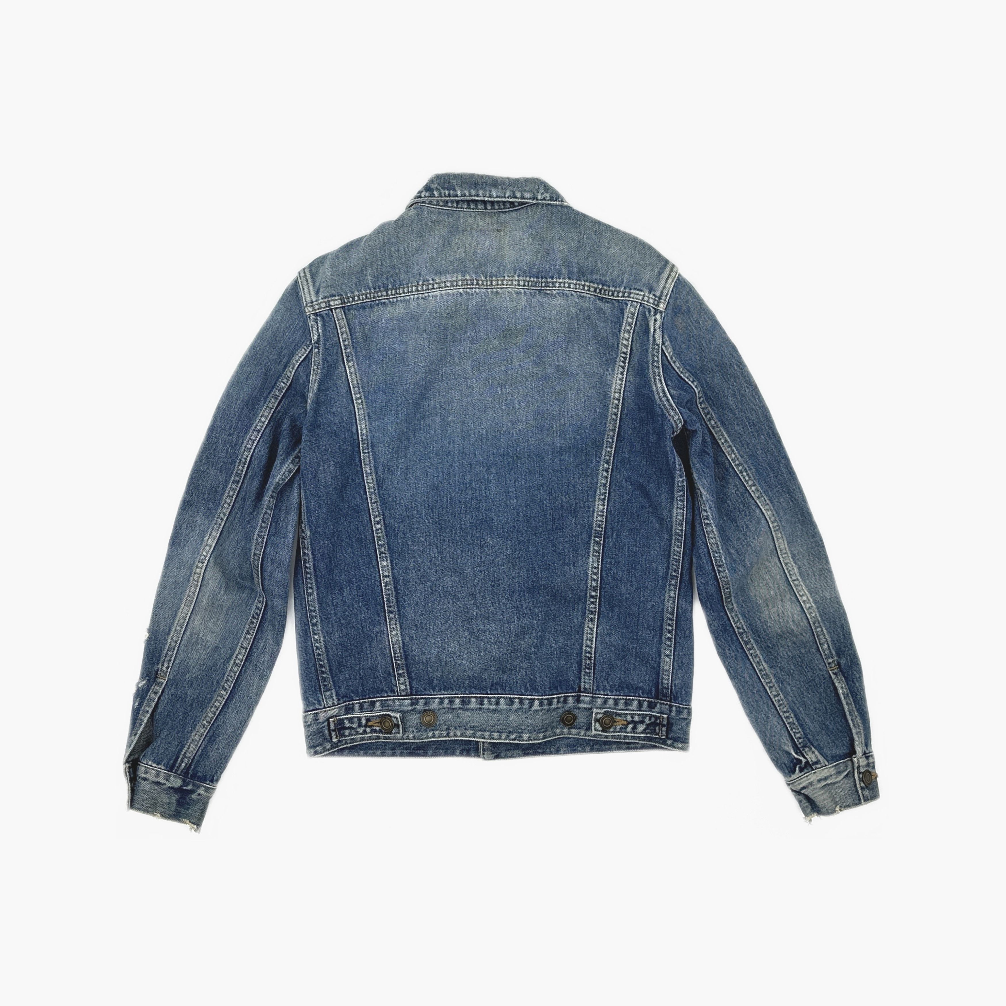 Saint Laurent Paris Saint Laurent Patch Denim Jacket Size S Size US S / EU 44-46 / 1 - 2 Thumbnail
