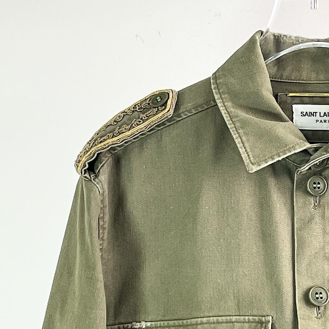 Saint Laurent Paris Saint Laurent Military Embroidered Jacket Size 38 Size XS / US 0-2 / IT 36-38 - 5 Thumbnail