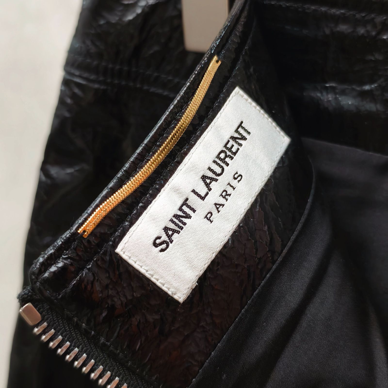 Saint Laurent Paris Saint Laurent Deer Leather Mini Skirt Size 40 Size 28" / US 6 / IT 42 - 3 Thumbnail