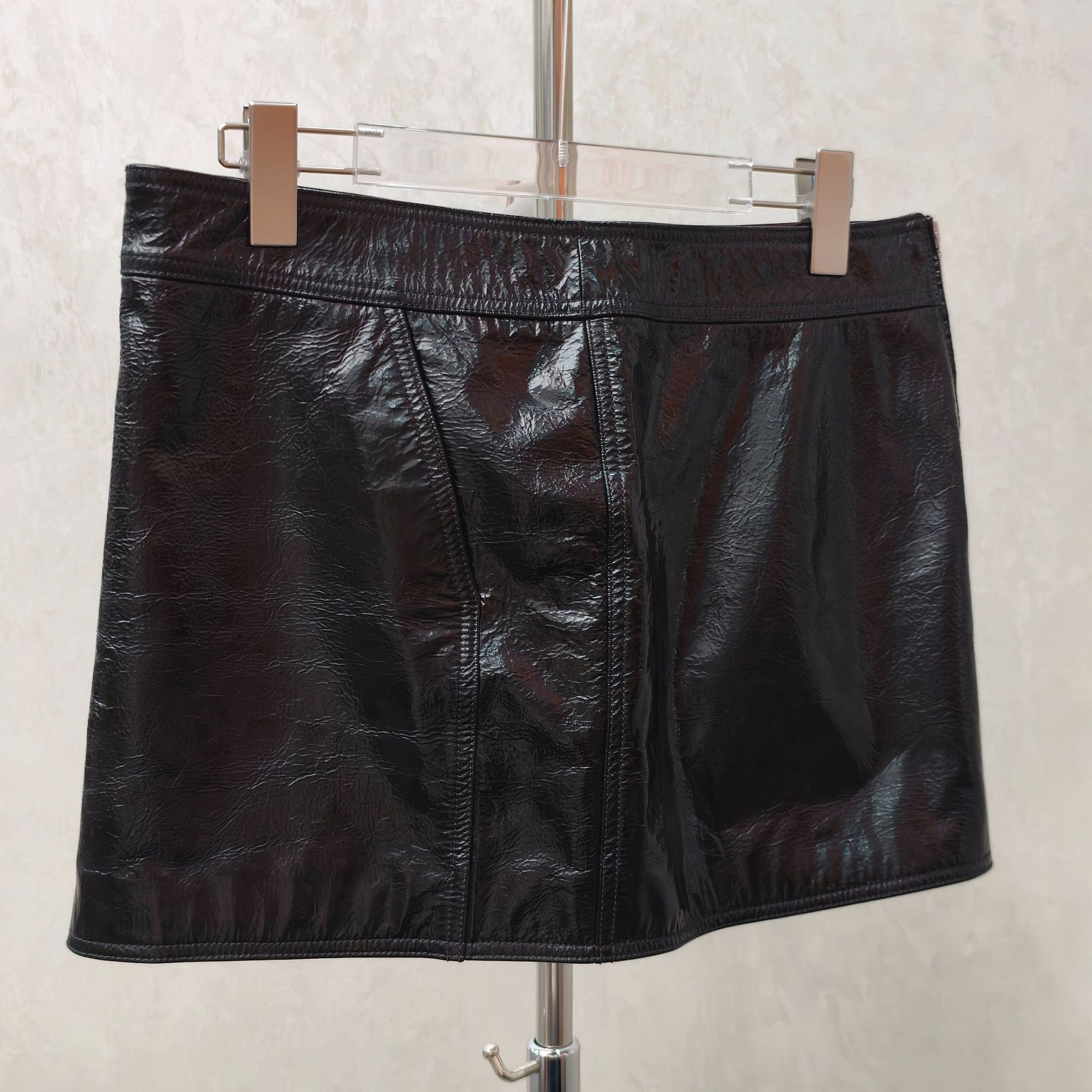 Saint Laurent Paris Saint Laurent Deer Leather Mini Skirt Size 40 Size 28" / US 6 / IT 42 - 7 Thumbnail