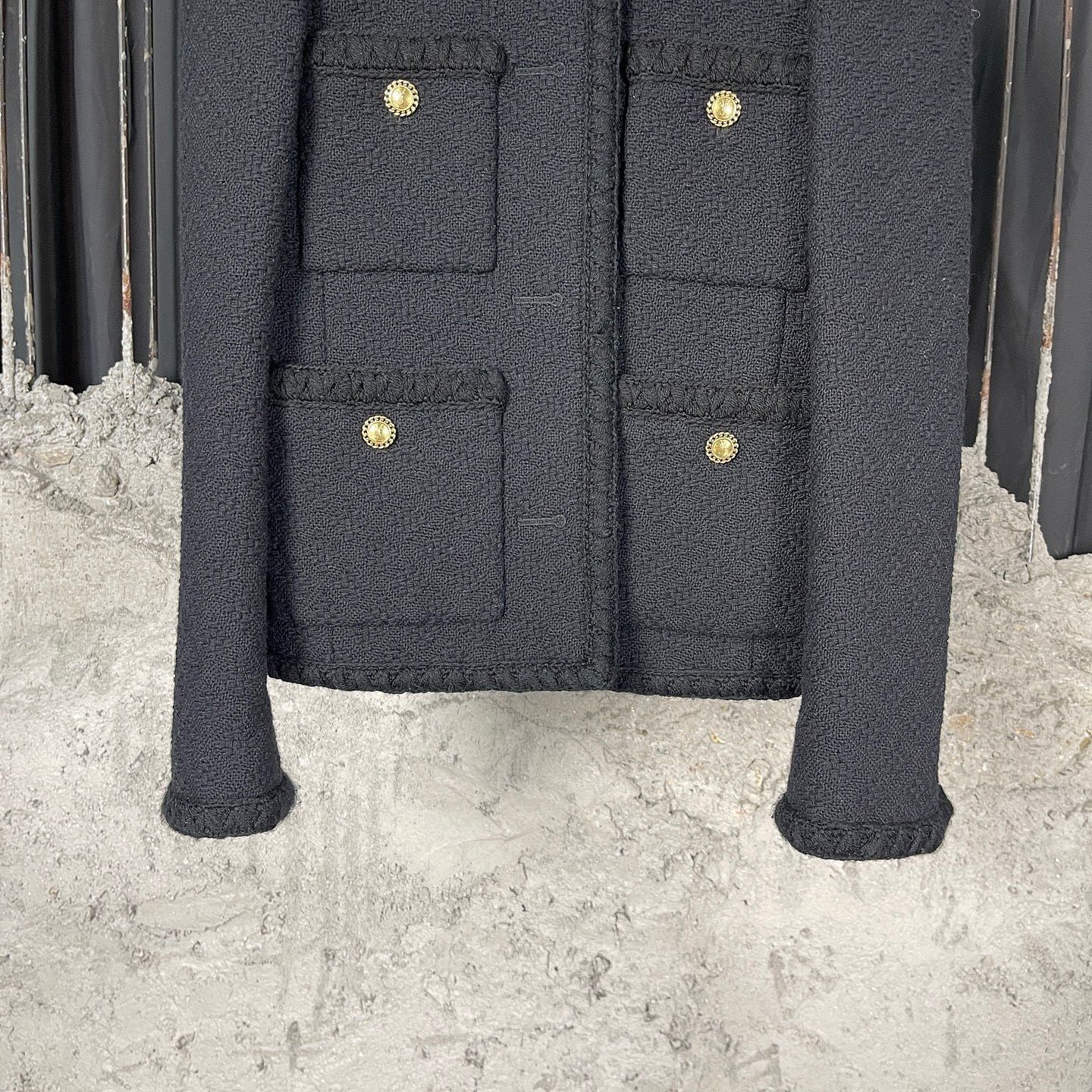 Saint Laurent Paris Saint Laurent Tweed Blazer Size F36 Size XS / US 0-2 / IT 36-38 - 7 Thumbnail