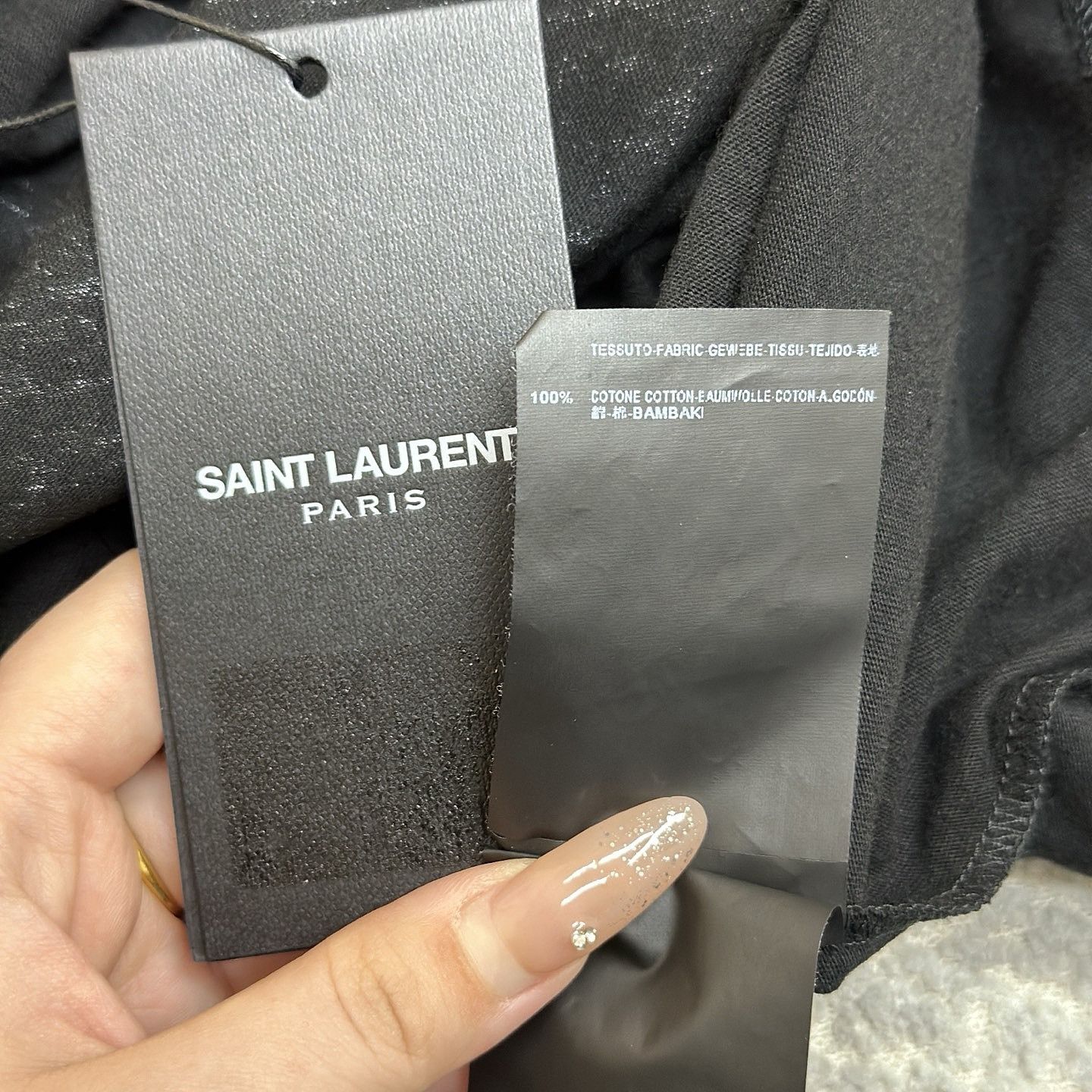 Saint Laurent Paris Saint Laurent Graphic Print T-Shirt Size L Size US L / EU 52-54 / 3 - 7 Thumbnail