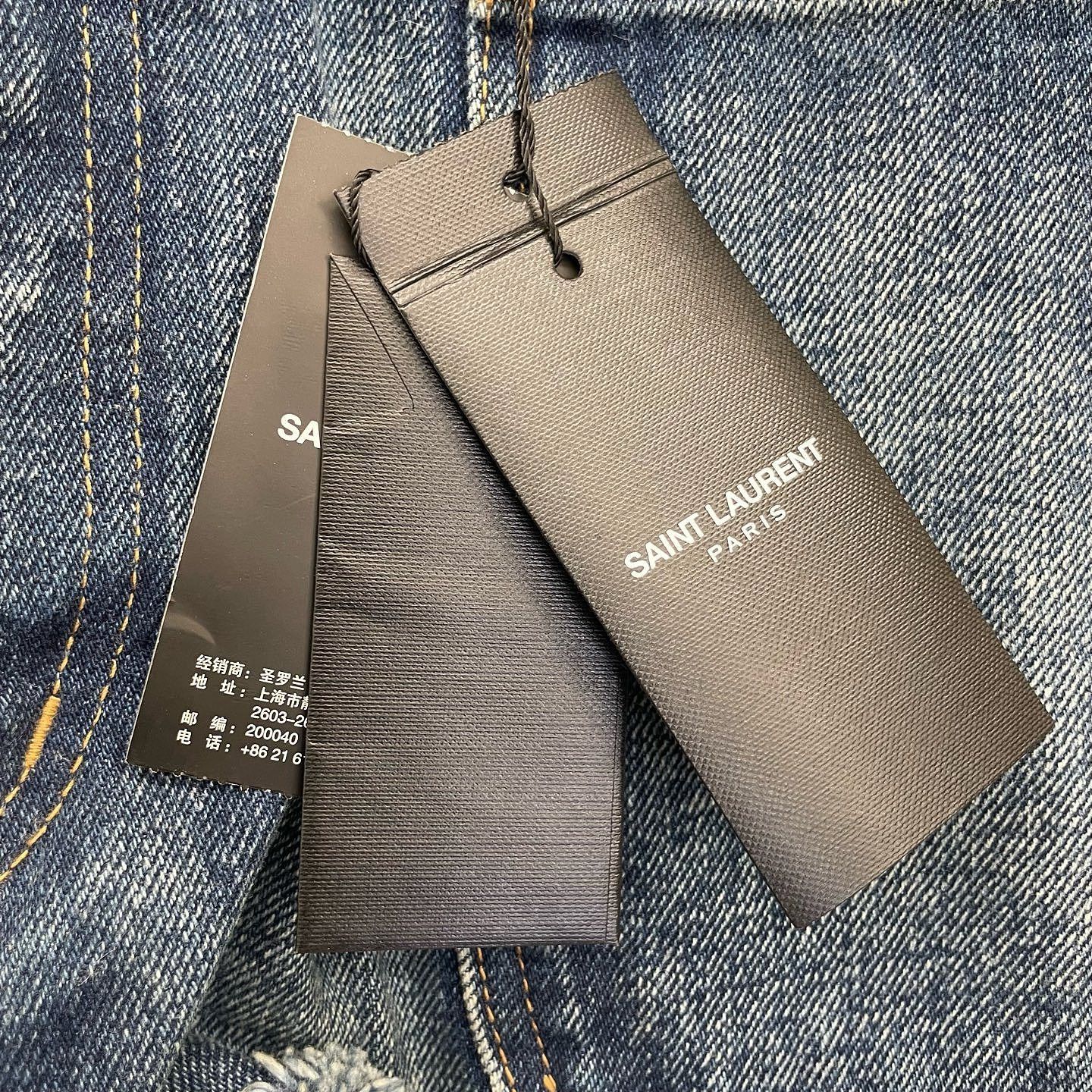 Saint Laurent Paris Saint Laurent Denim Shorts Size 25 Size 25" / US 0 / IT 36 - 6 Thumbnail