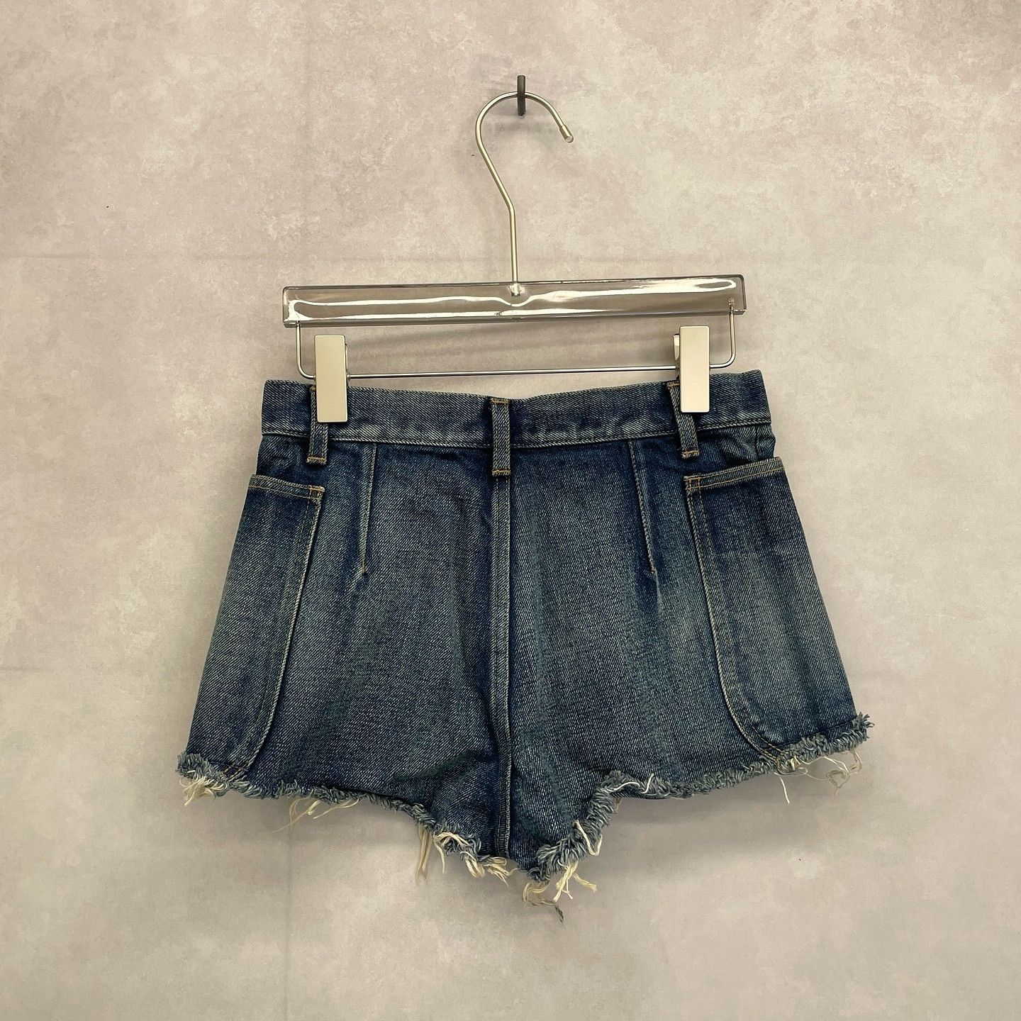 Saint Laurent Paris Saint Laurent Denim Shorts Size 25 Size 25" / US 0 / IT 36 - 2 Thumbnail