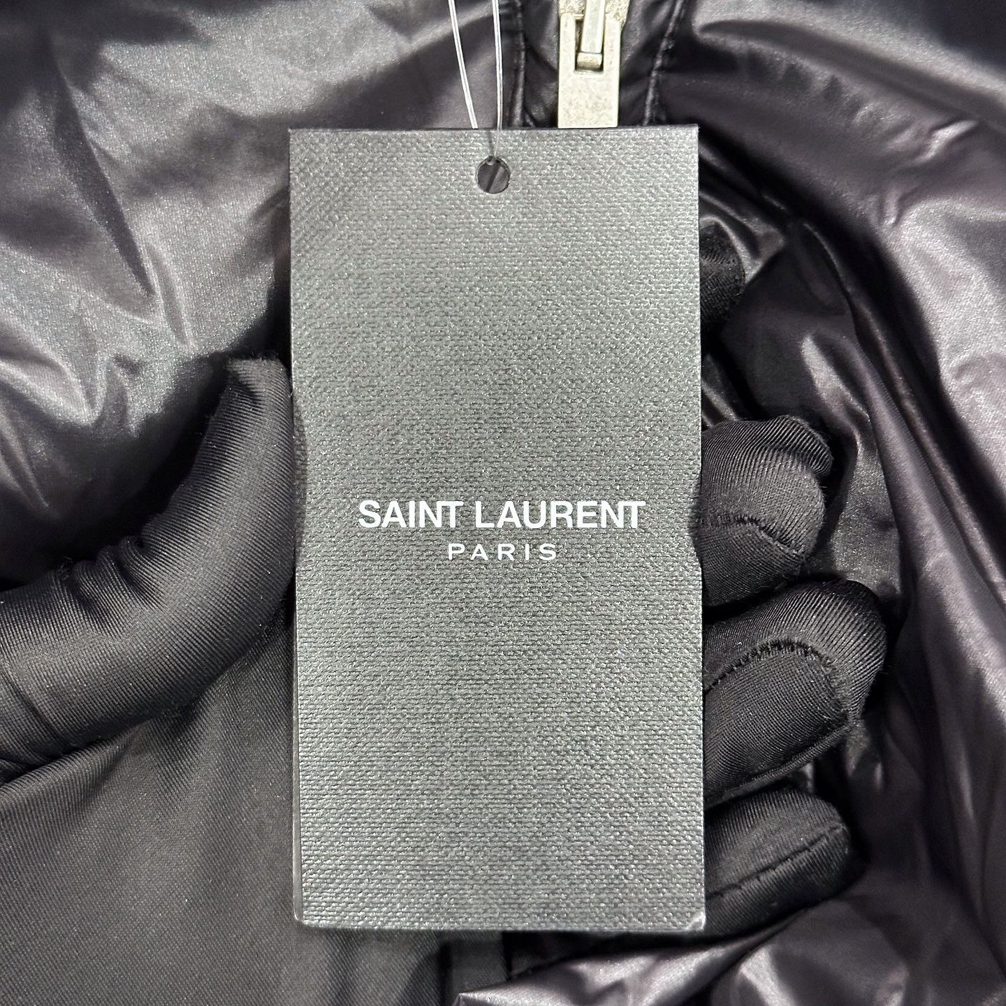 Saint Laurent Paris Saint Laurent YSL Logo Hooded Jacket Size S Size US S / EU 44-46 / 1 - 7 Thumbnail
