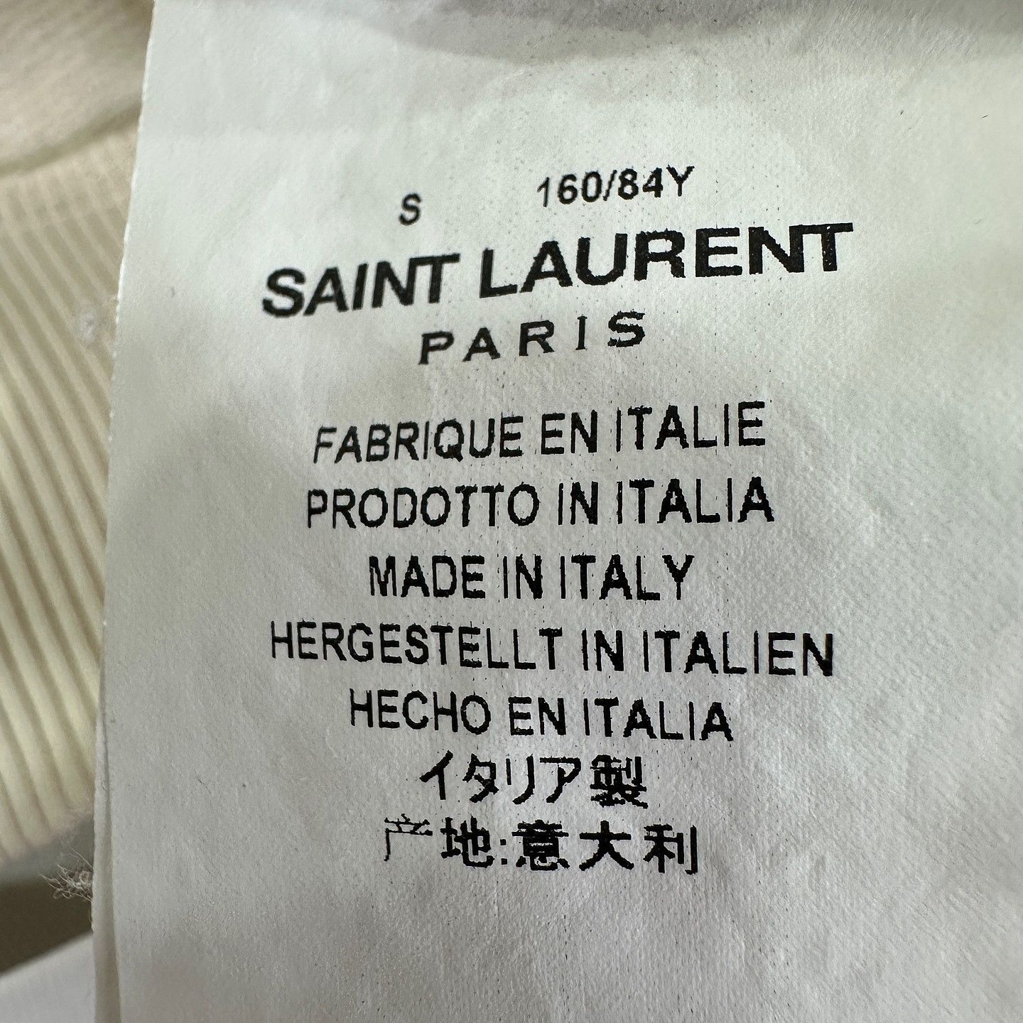 Saint Laurent Paris Saint Laurent Property Logo Sweatshirt Size S Size S / US 4 / IT 40 - 4 Thumbnail