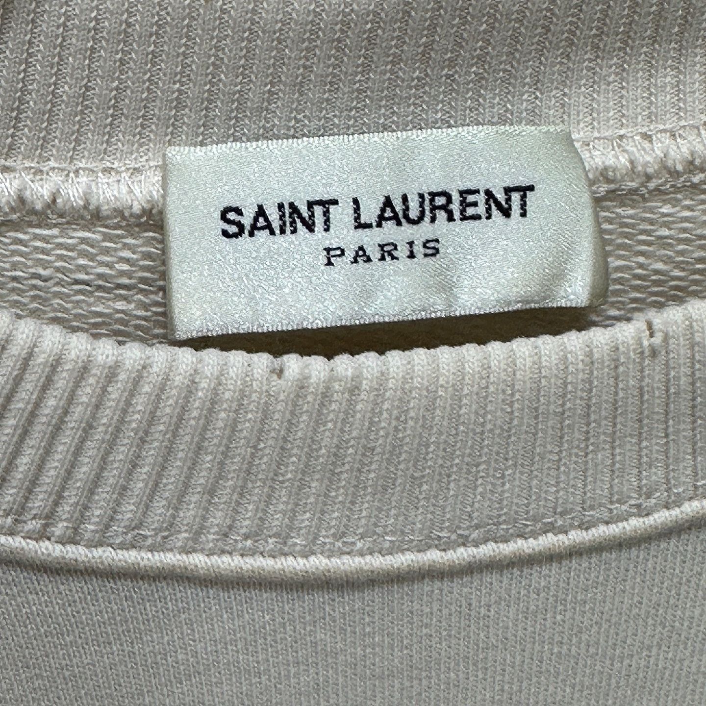 Saint Laurent Paris Saint Laurent Property Logo Sweatshirt Size S Size S / US 4 / IT 40 - 3 Thumbnail