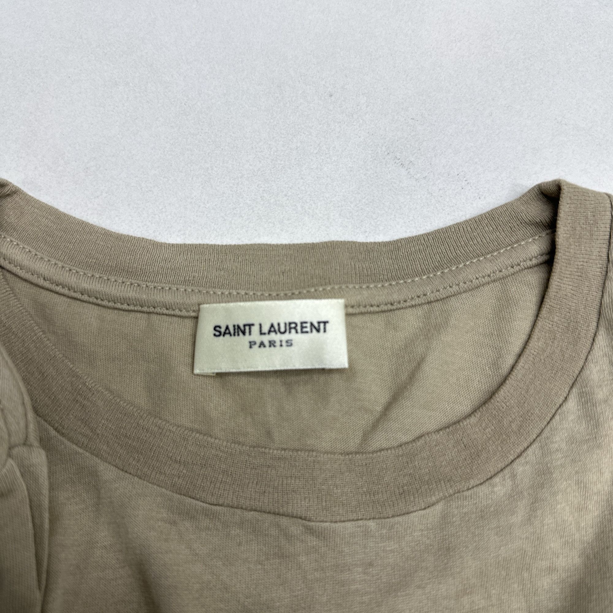 Saint Laurent Paris Saint Laurent Logo T-Shirt Size XS Size XS / US 0-2 / IT 36-38 - 3 Thumbnail