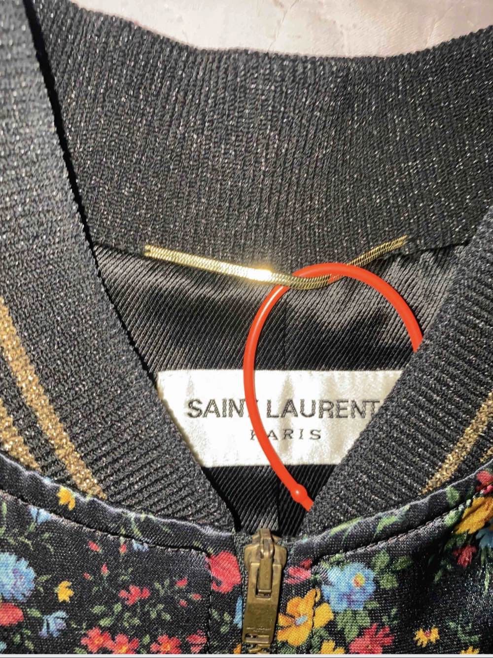 Saint Laurent Paris Saint Laurent Floral Print Bomber Jacket F36 Size XS / US 0-2 / IT 36-38 - 3 Thumbnail