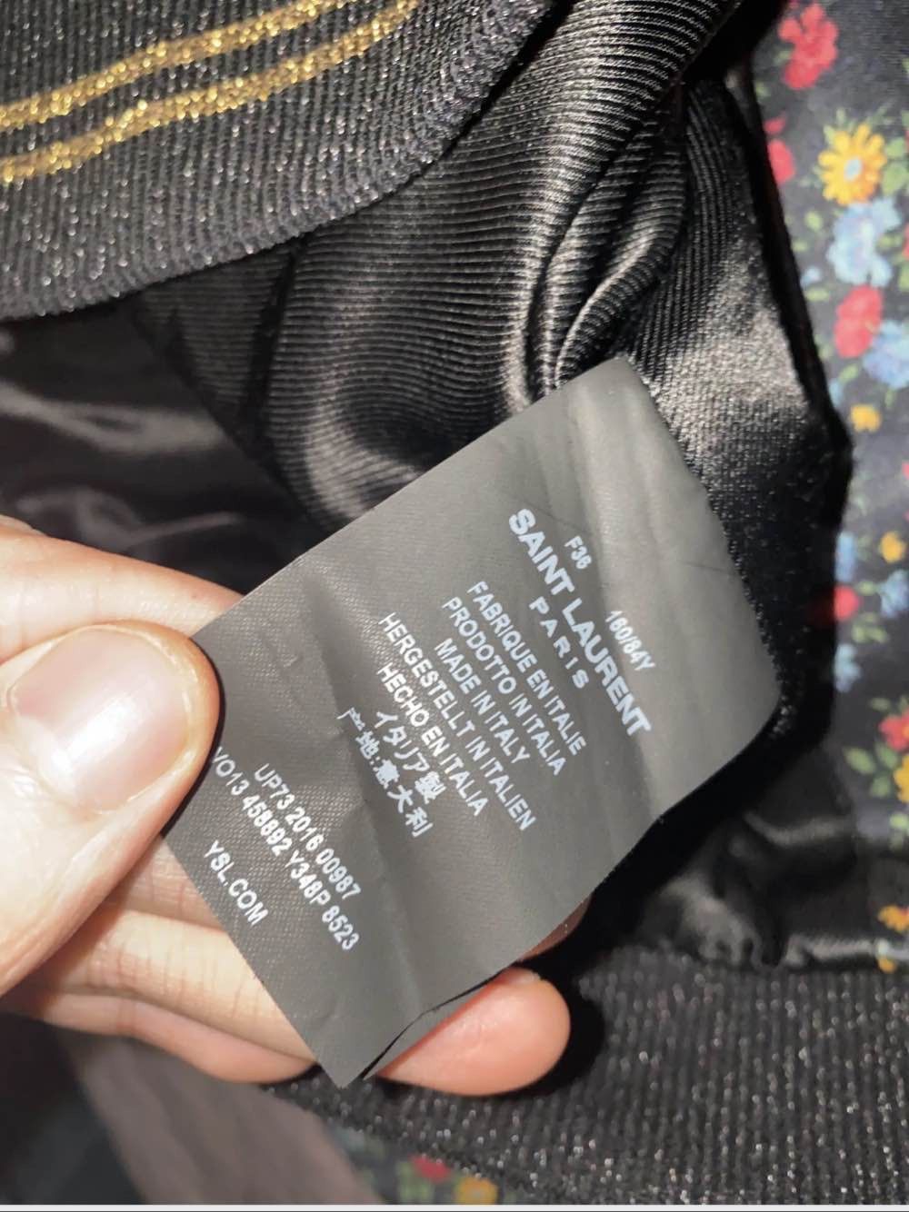 Saint Laurent Paris Saint Laurent Floral Print Bomber Jacket F36 Size XS / US 0-2 / IT 36-38 - 4 Thumbnail