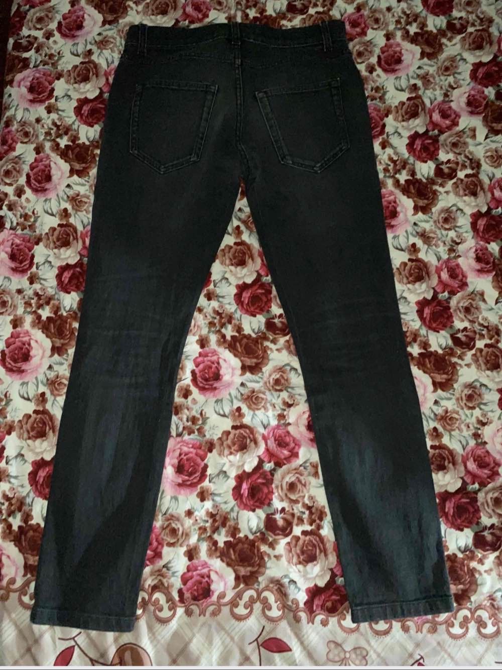 Saint Laurent Paris Saint Laurent D02 Black Denim Jeans Size 29 Size US 29 - 2 Thumbnail