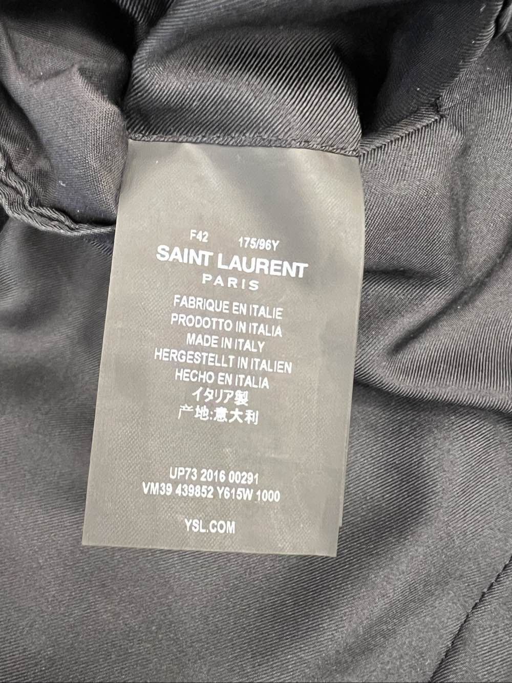 Saint Laurent Paris Saint Laurent Rhinestone Velvet Blazer Size 42 Size M / US 6-8 / IT 42-44 - 4 Thumbnail