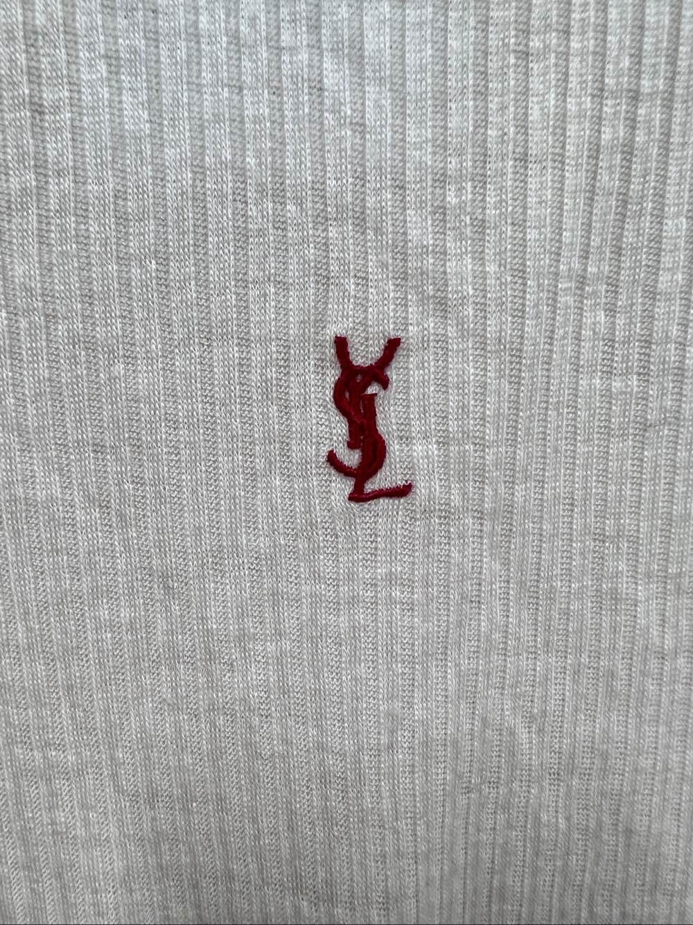 Saint Laurent Paris Saint Laurent Embroidered Logo Tank Top Size M Size M / US 6-8 / IT 42-44 - 5 Thumbnail