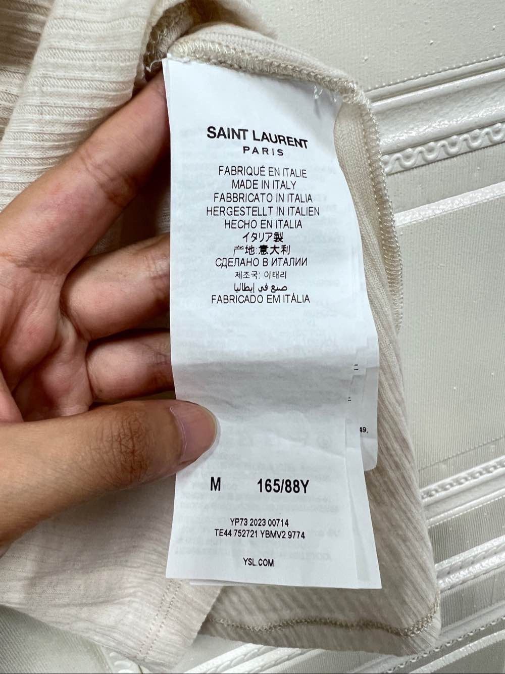 Saint Laurent Paris Saint Laurent Embroidered Logo Tank Top Size M Size M / US 6-8 / IT 42-44 - 4 Thumbnail